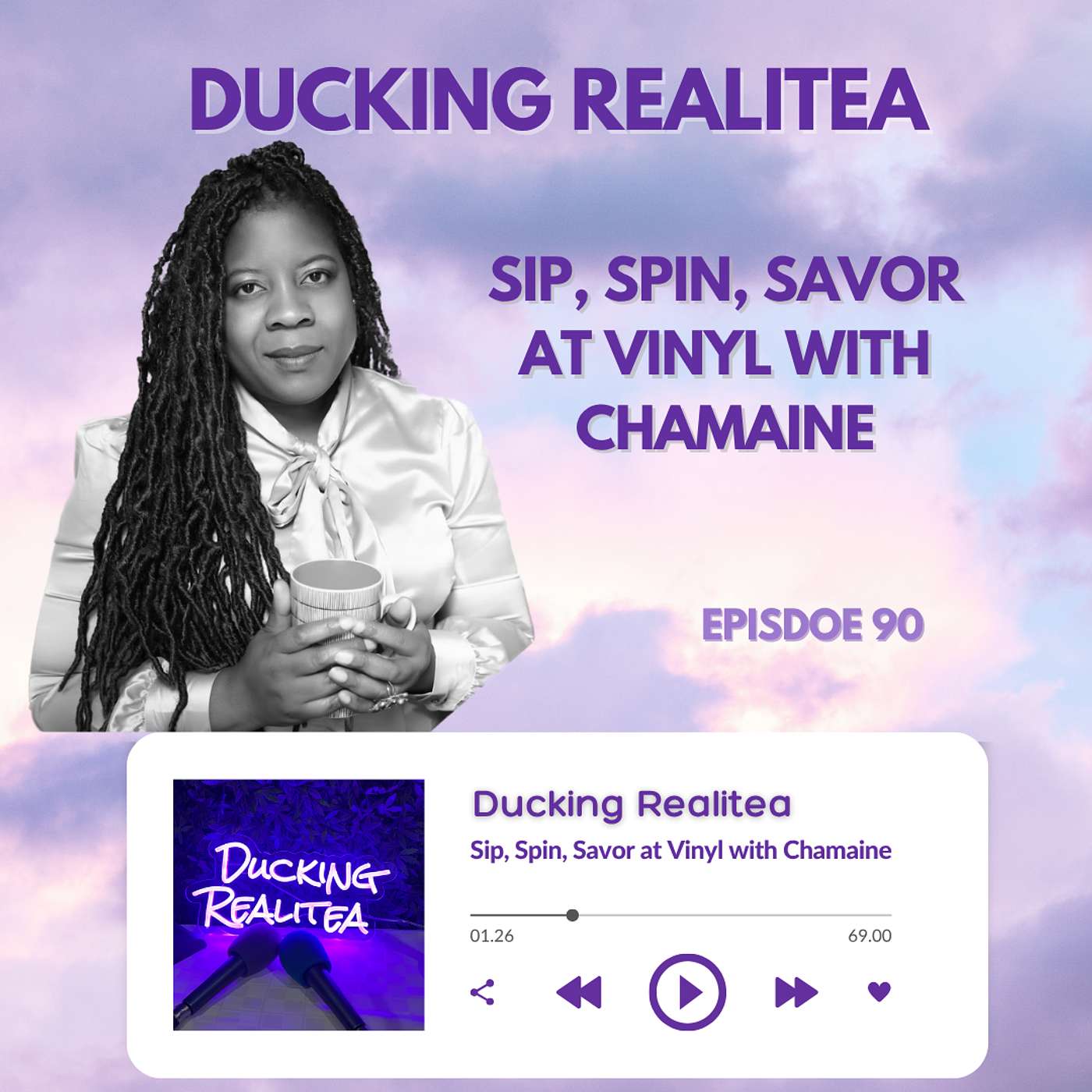 Sip, Spin, Savor at Vinyl with Chamaine episode artwork