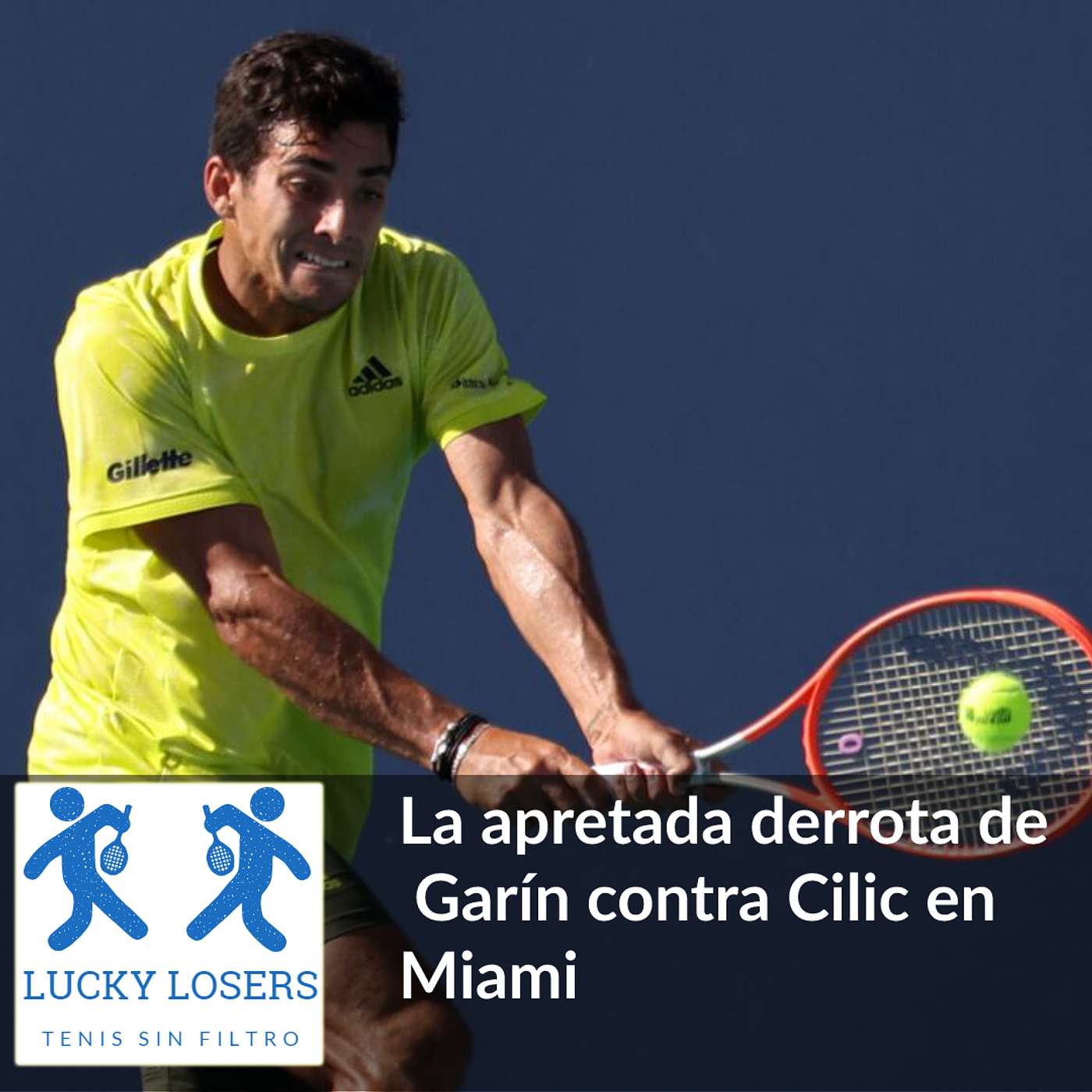 28/mar/2021 - La apretada derrota de Garín contra Cilic en Miami