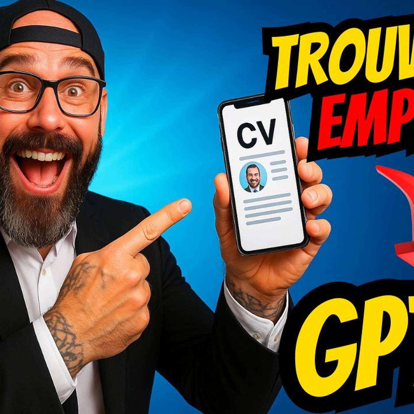 Cherche un emploi facilement grâce à l'IA ! (CV IA parfait)