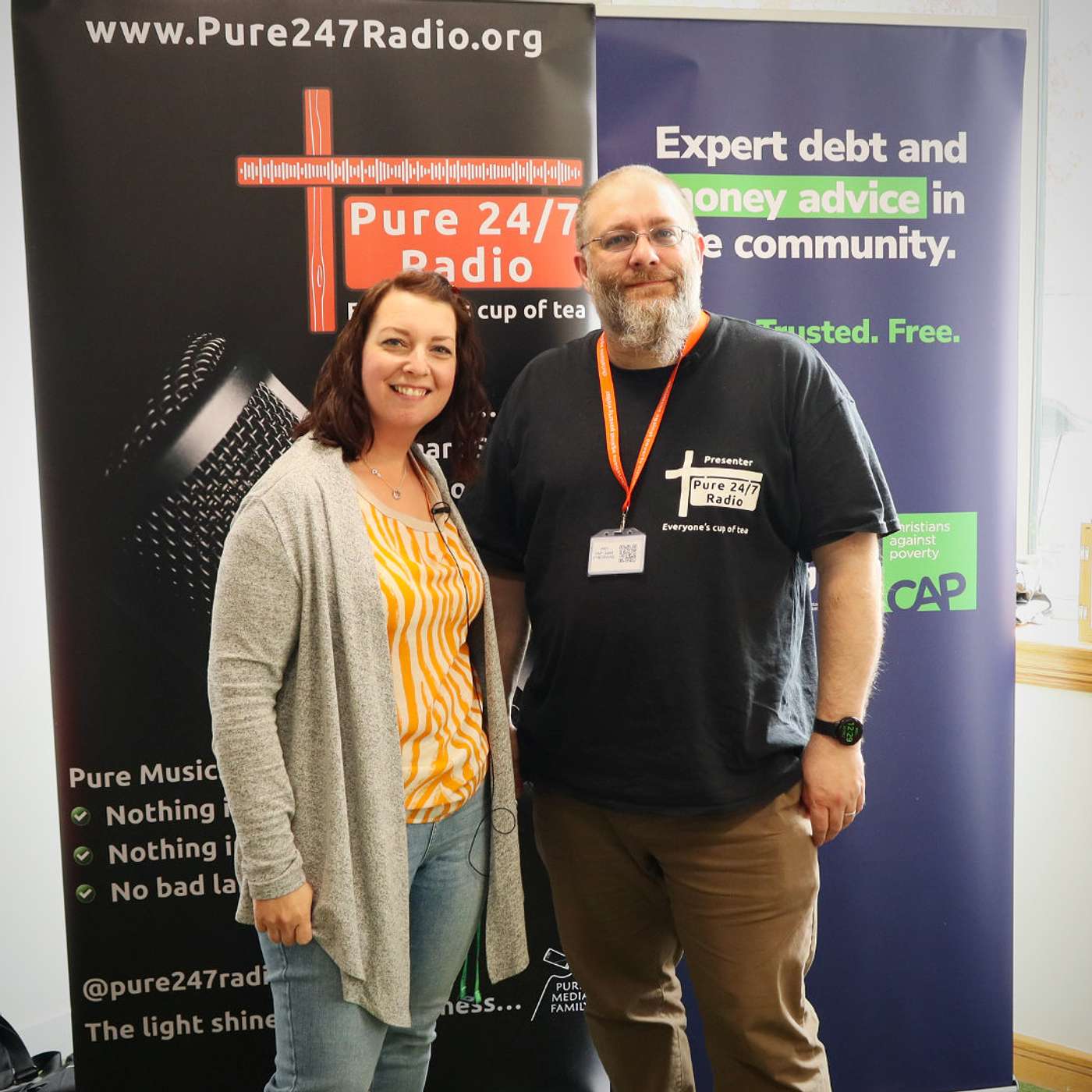 Andy B chats with Claire at CAP Bradford