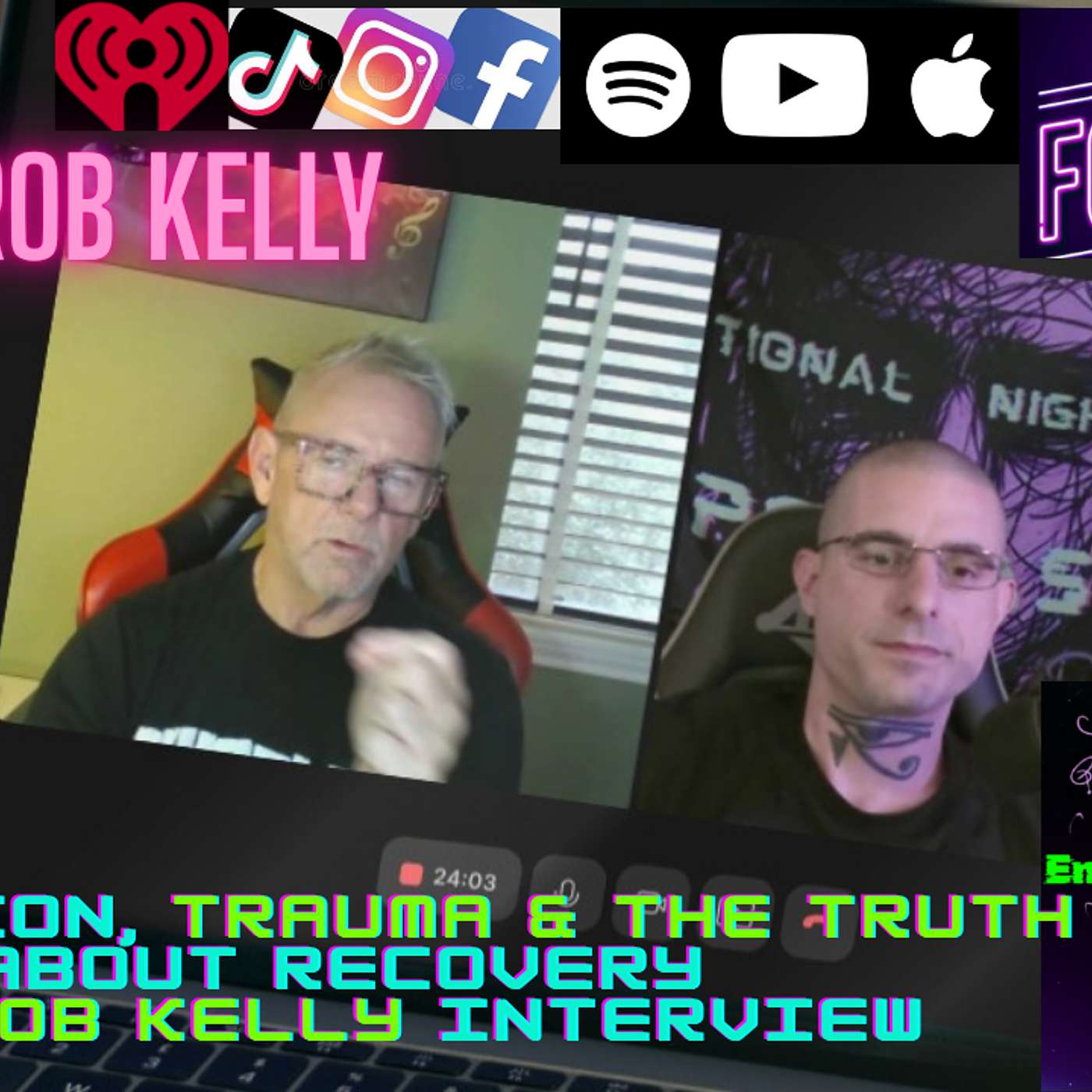 Audio- Addiction, Trauma & The Truth about recovery: DR. Robb Kelly