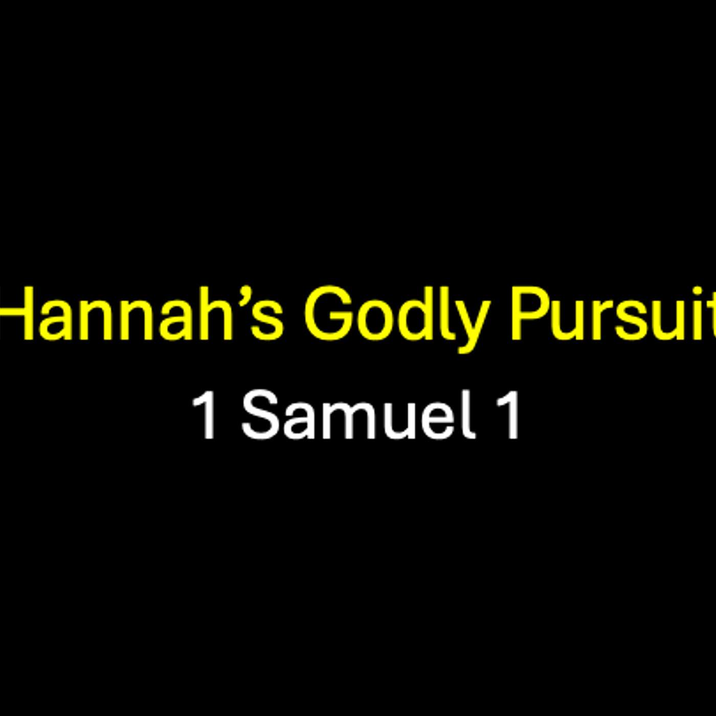 Hannah's Godly Pursuit episode artwork