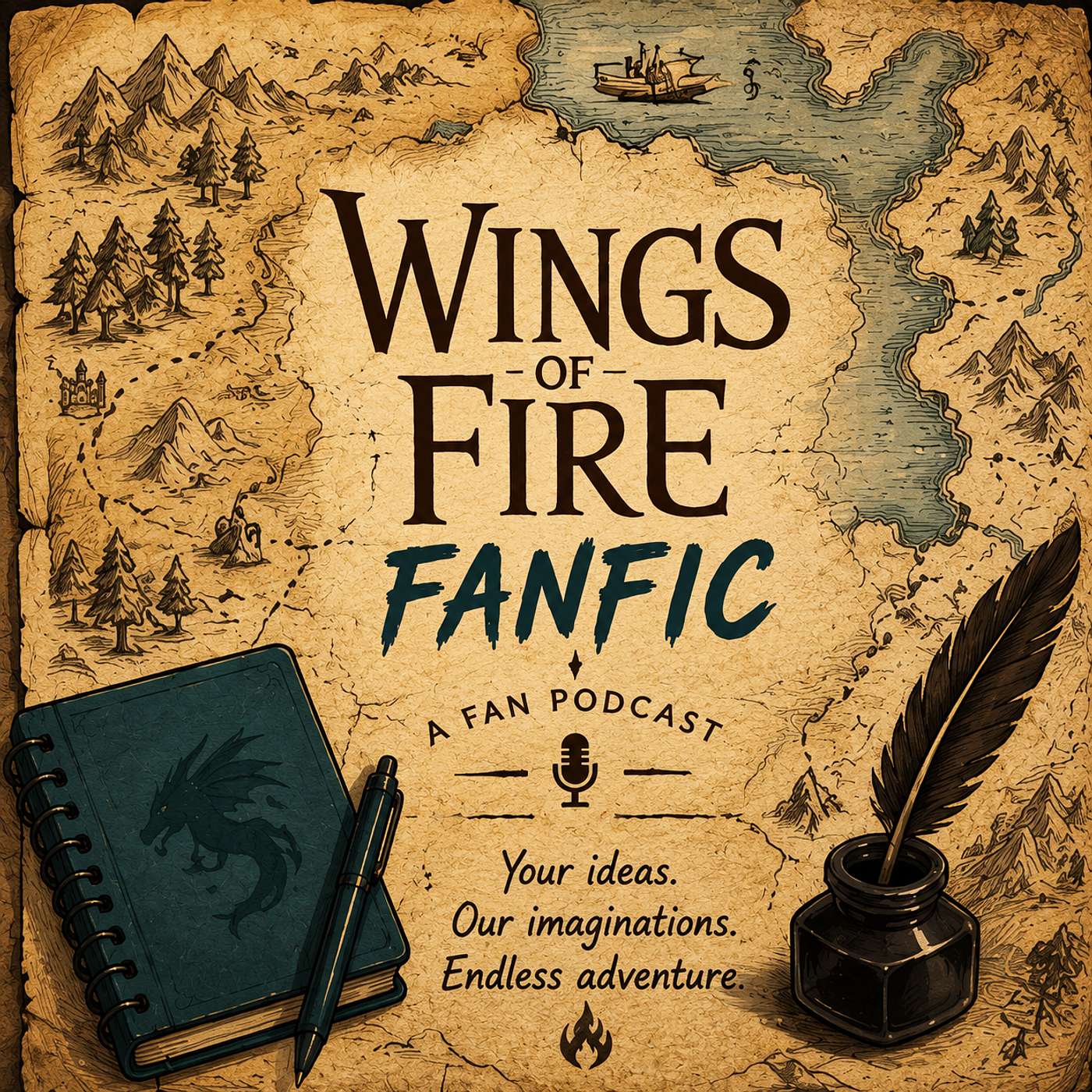 Wings of Fire FANFIC podcast artwork
