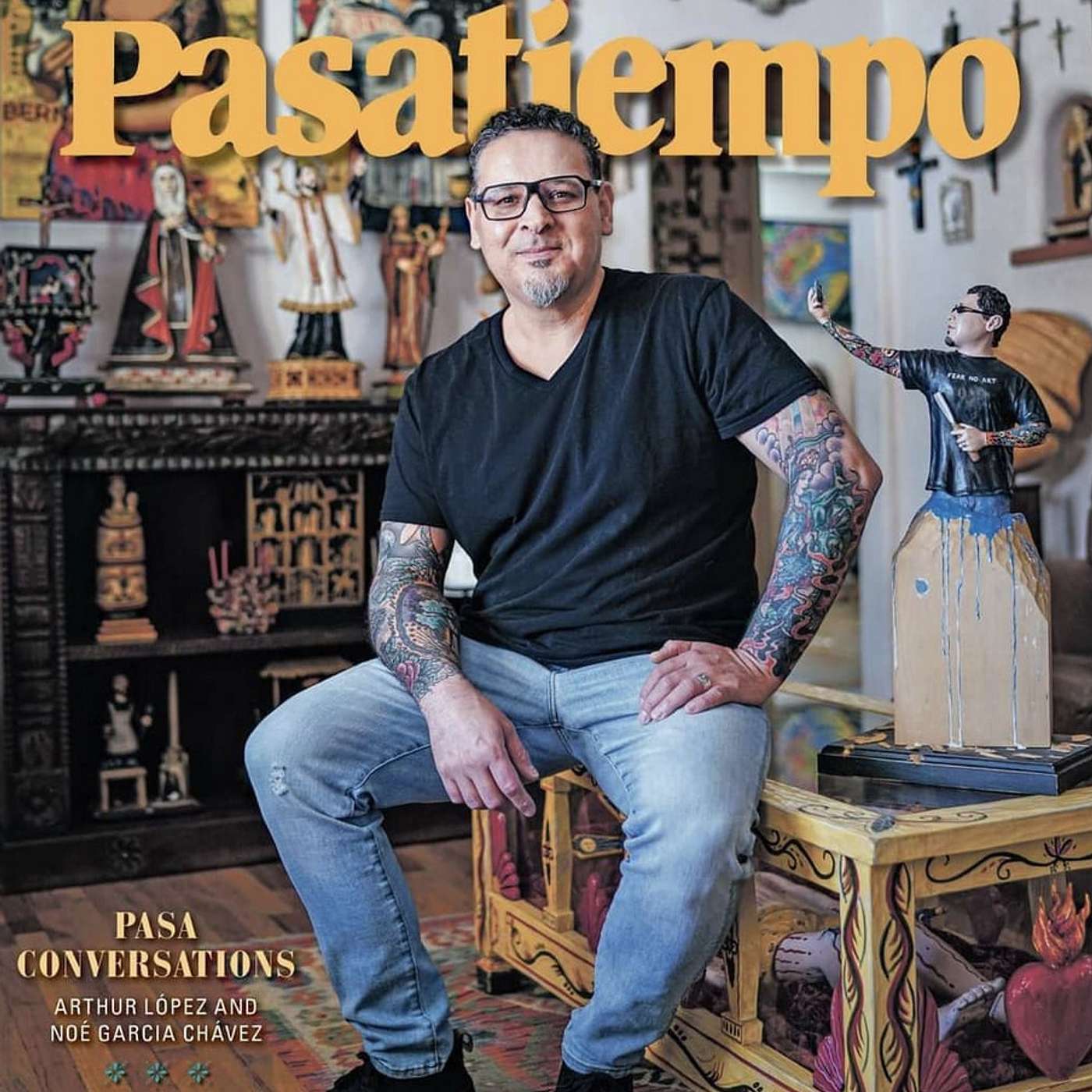 Arthur Lopez: Contemporary Santero / Wood Artist / Sculpture Artist / Art Collector / Rad Dad