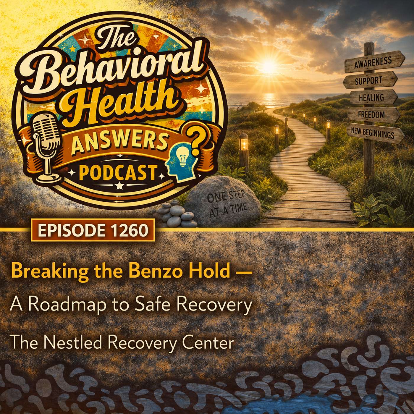 Episode 1260: Breaking the Benzo Hold - A Roadmap to Safe Recovery | The Nestled Recovery Center episode artwork