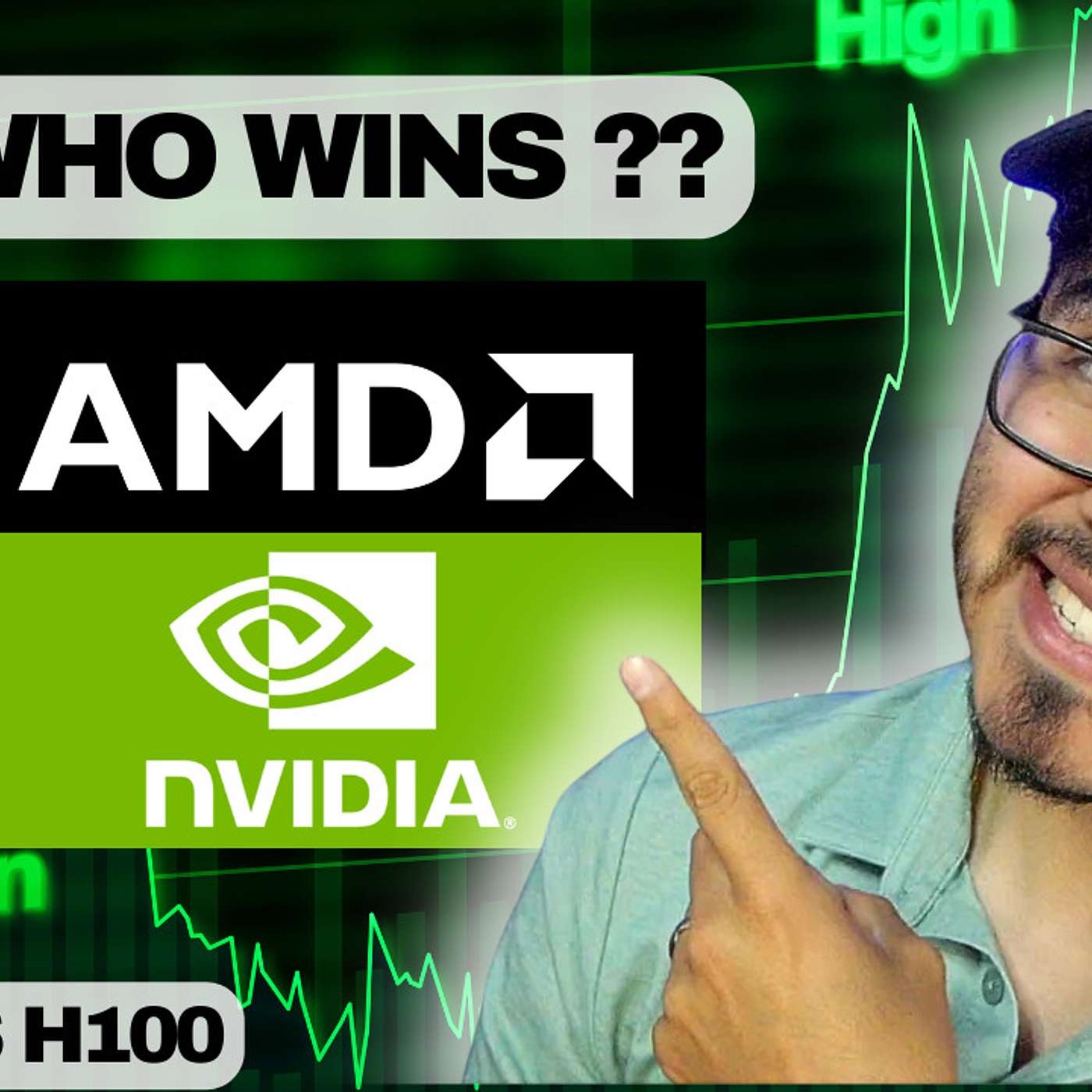 AMD vs Nvidia -- MI300x vs H100