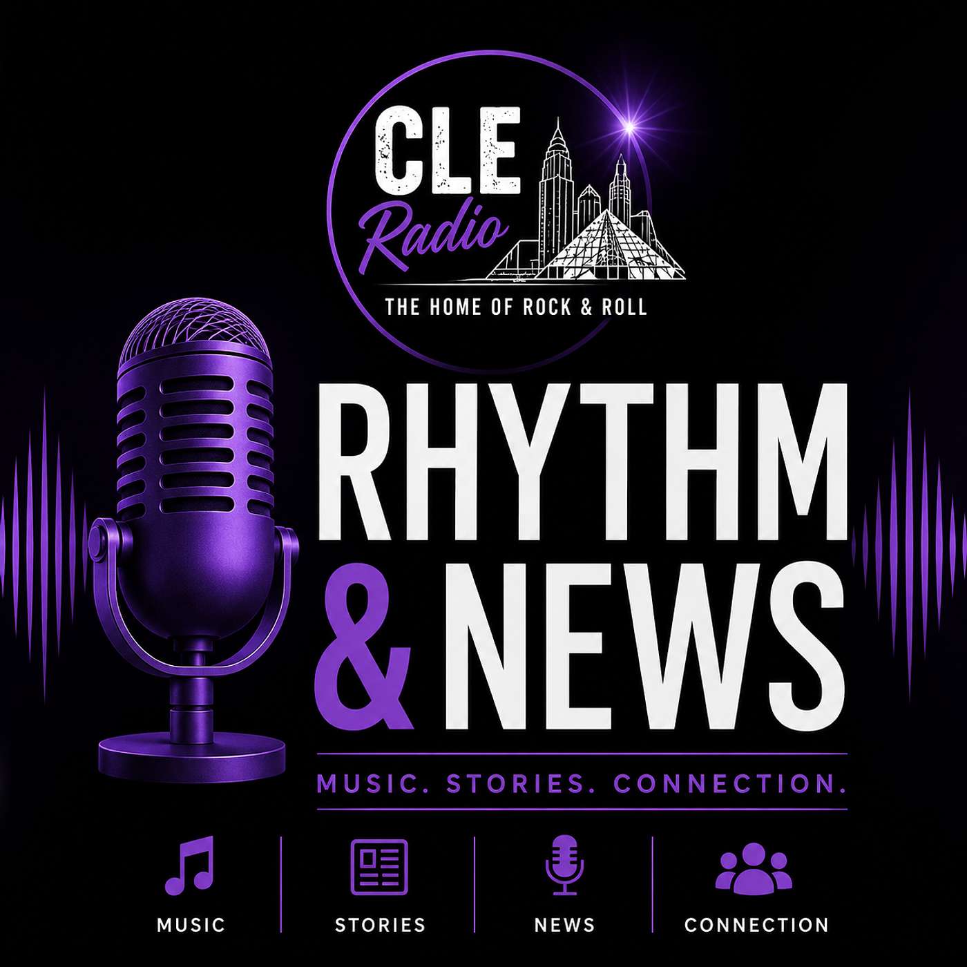 Rhythm & News podcast artwork