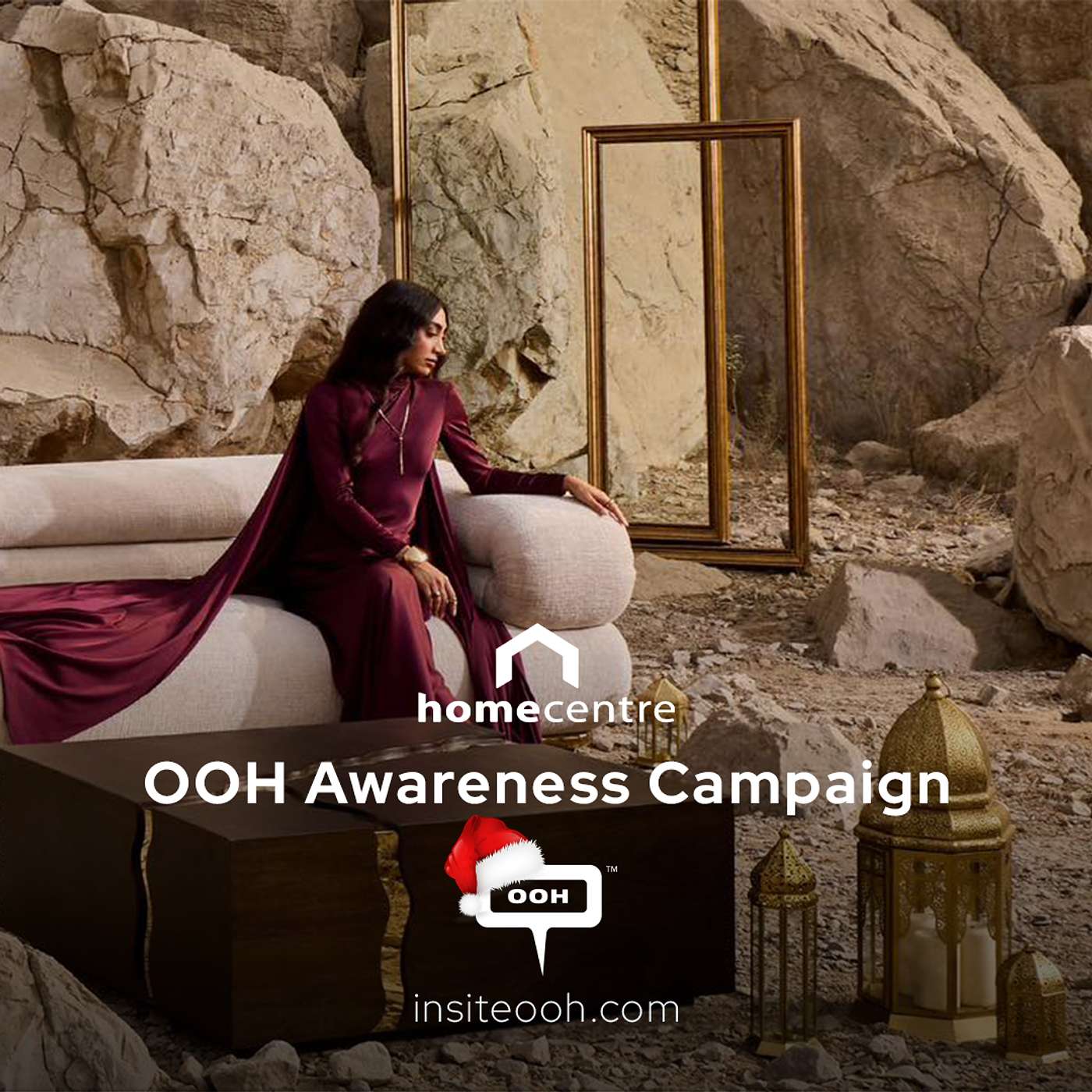 Home Centre's "Your Ramadan Answered" Message, Dominating key D/OOH locations