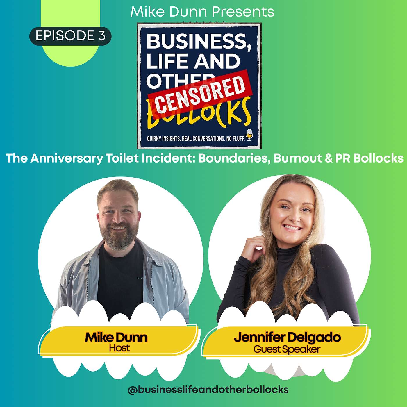 The Anniversary Toilet Incident: Boundaries, Burnout & PR Bollocks with Jennifer Hodgson episode artwork