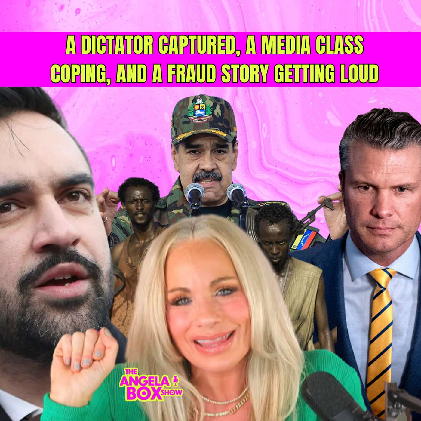 Dictator Down, Media Silent, NYC Spiraling | Angela Box Show Ep. 365 episode artwork