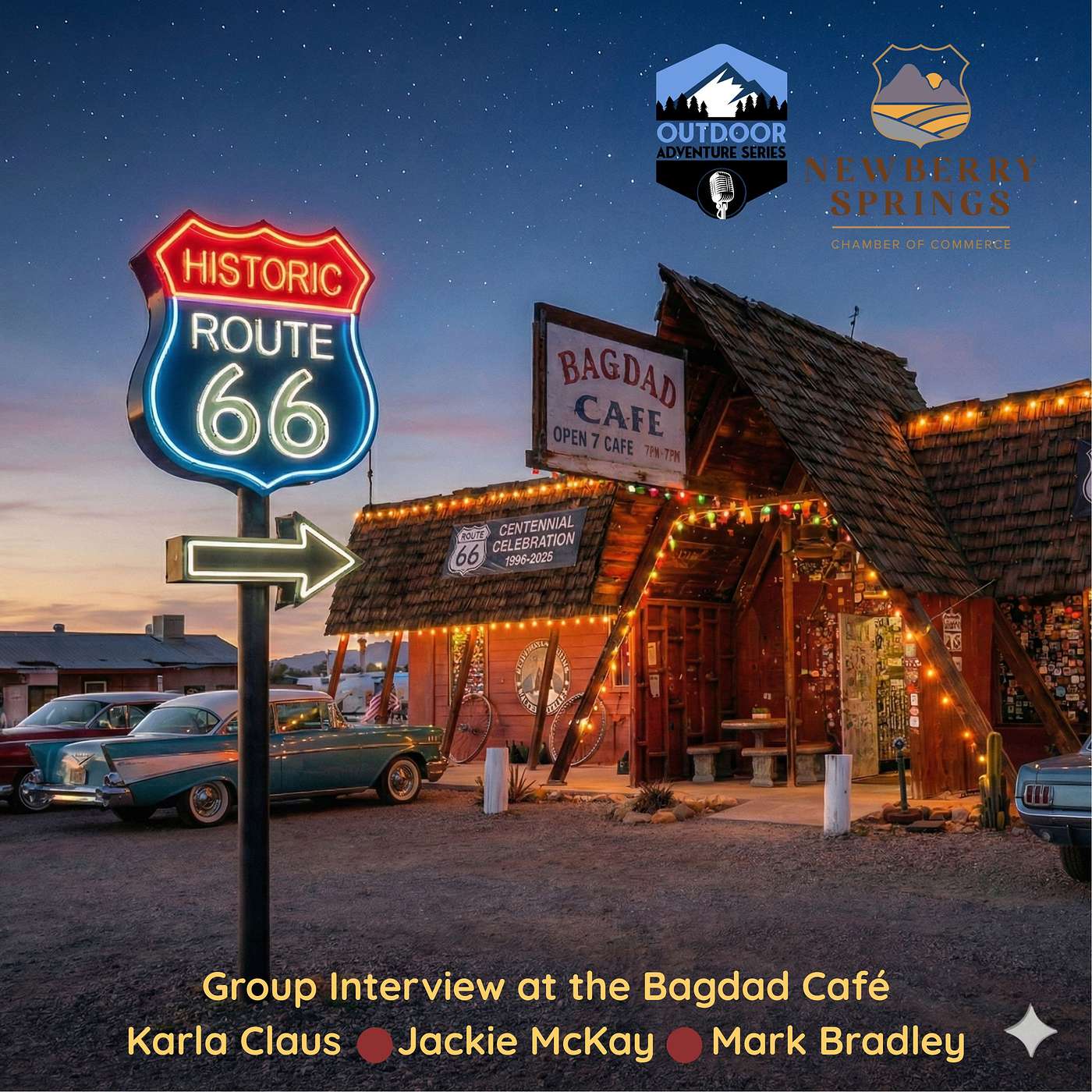 Route 66 Centennial: Magic, Memories, and Community at Newberry Springs' Iconic Bagdad Café