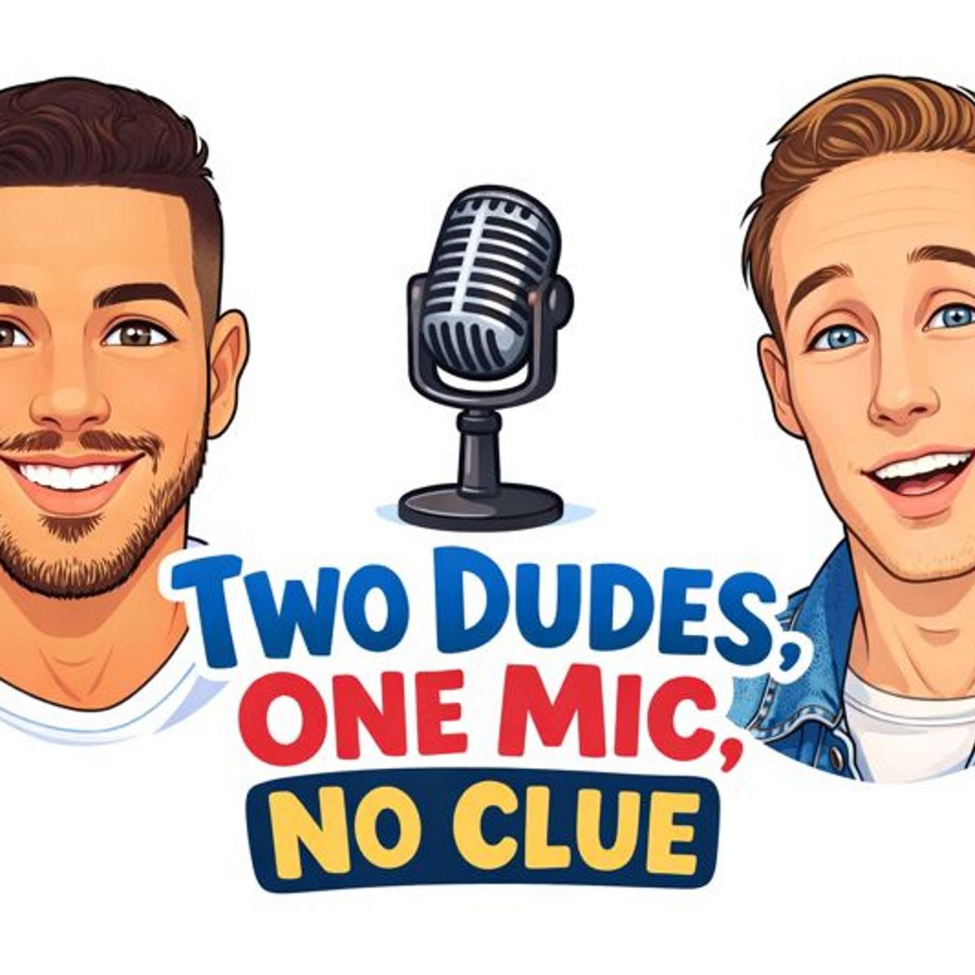 Two Dudes, One Mic, No Clue cover art