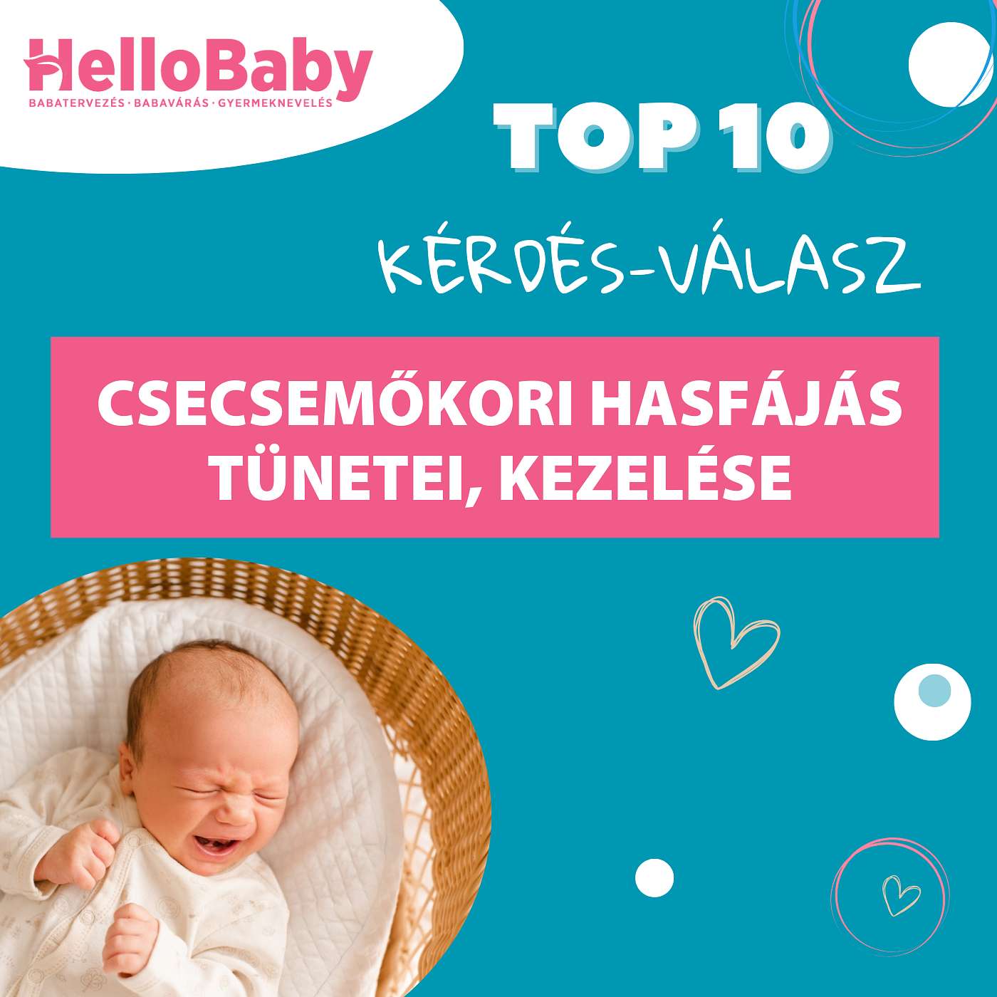 Csecsemőkori hasfájás, kólika tünetei, kezelése episode artwork