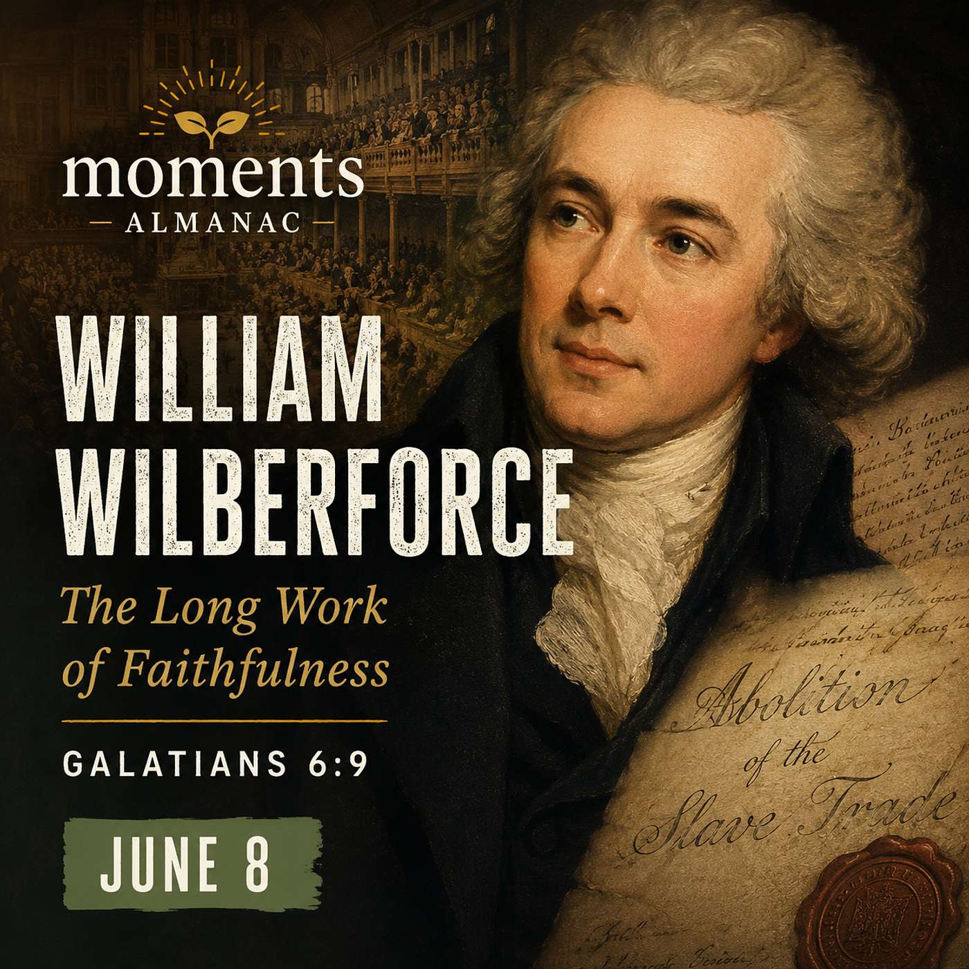 June 8, 2026 | Moments Almanac | Wilberforce episode artwork