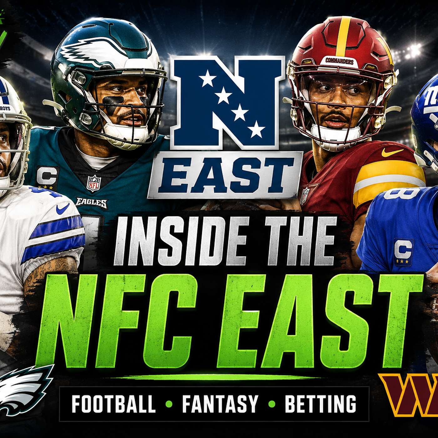 Inside the NFC East: Who Wins the Division? | Fantasy Football, Betting & Predictions episode artwork