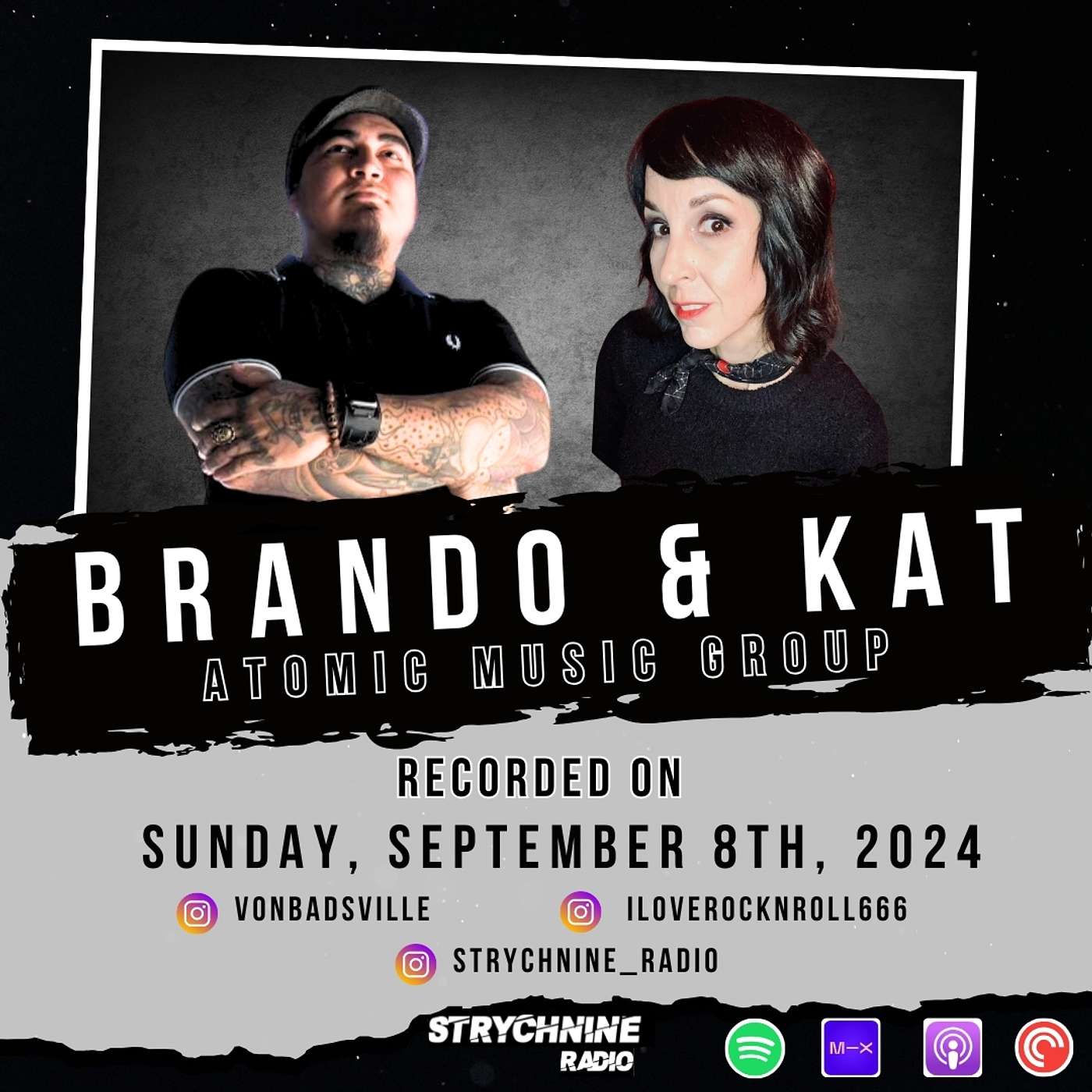 Episode 1: Brando & Kat • Atomic Music Group episode artwork