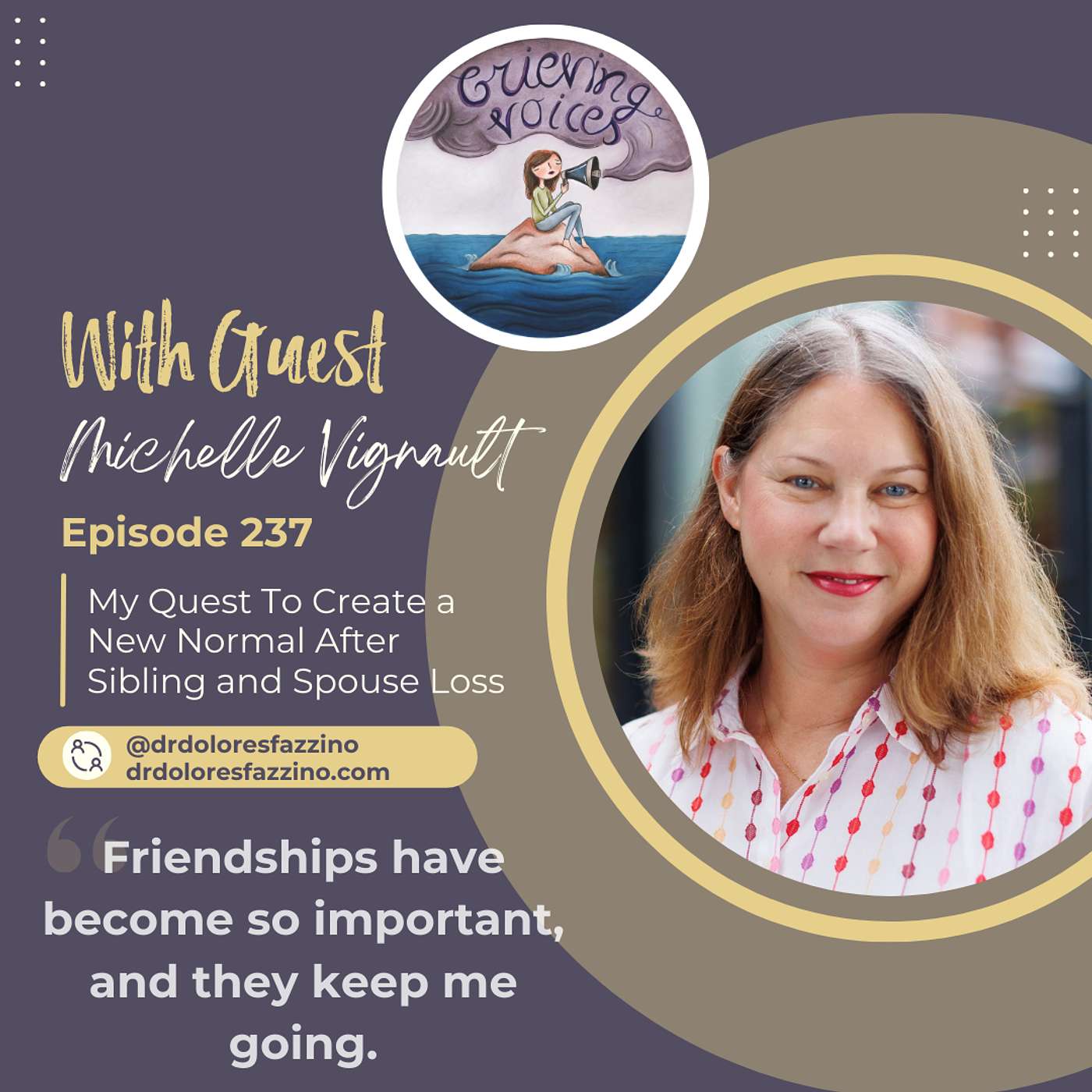 Michelle Vignault | My Quest To Create a New Normal After Sibling and Spouse Loss