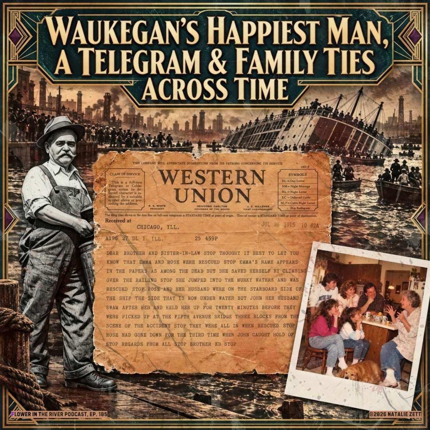 Waukegan’s Happiest Man, a Telegram & Family Ties Across Time