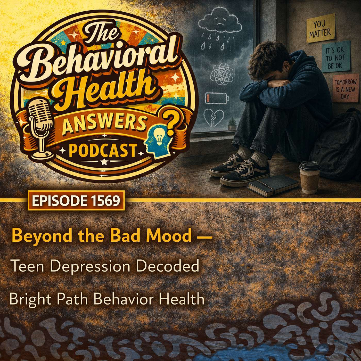 Episode 1569: Beyond the Bad Mood - Teen Depression Decoded | Bright Path Behavior Health episode artwork