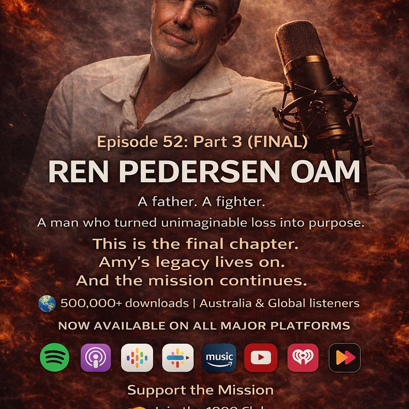 🔥 EPISODE 52 – PART 3 (FINAL): REN PEDERSEN OAM 🎙️ Pain Into Purpose – The Final Chapter episode artwork