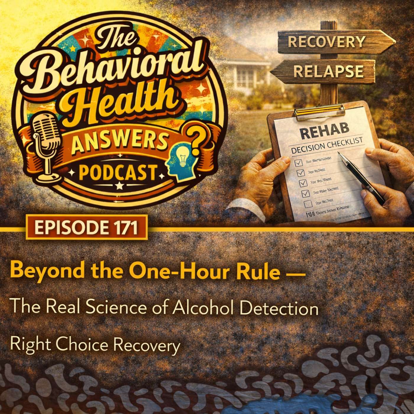 Episode 171: Beyond the One-Hour Rule - The Real Science of Alcohol Detection | Right Choice Recovery episode artwork