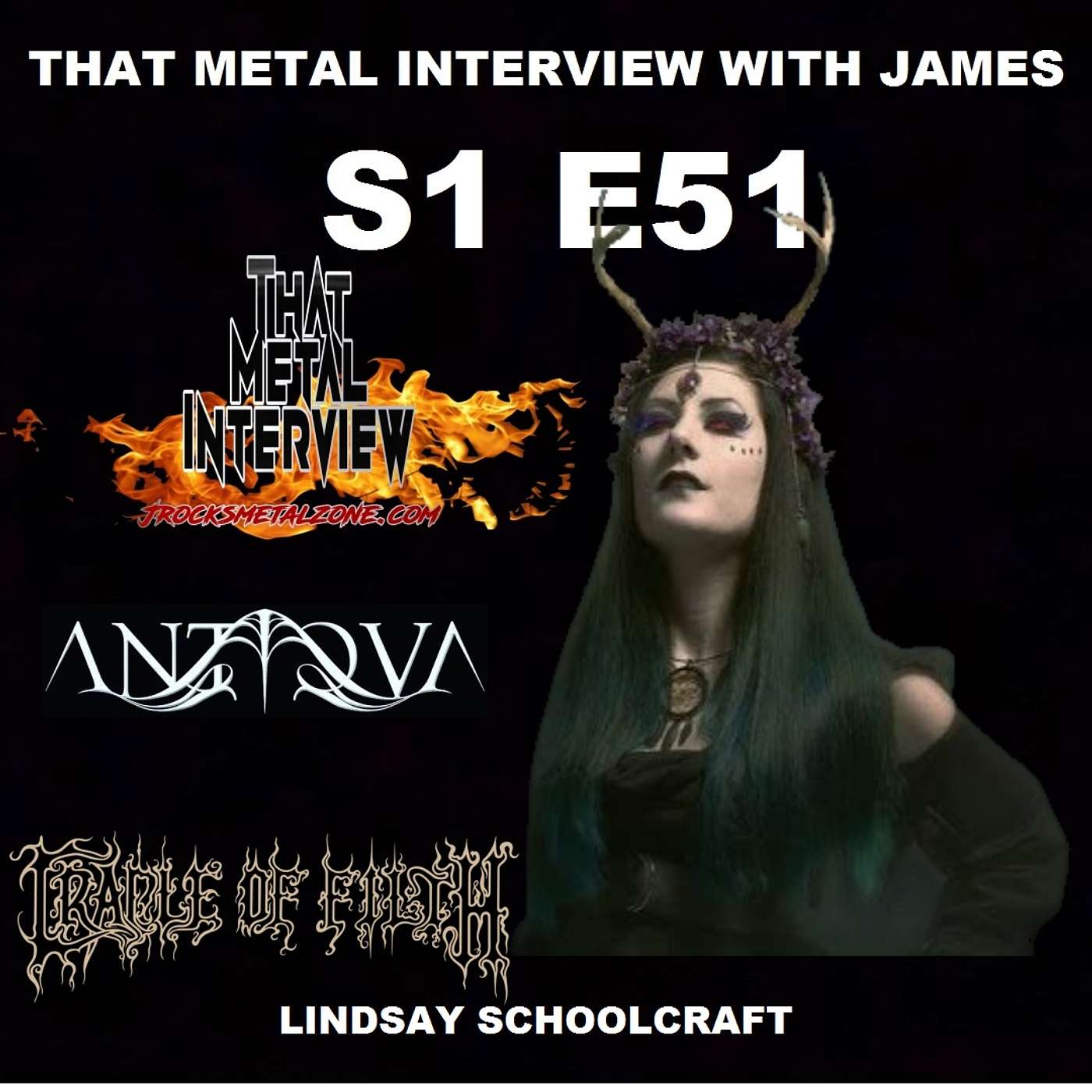 Lindsay Schoolcraft of ANTIQVA formerly with CRADLE OF FILTH S1 E51