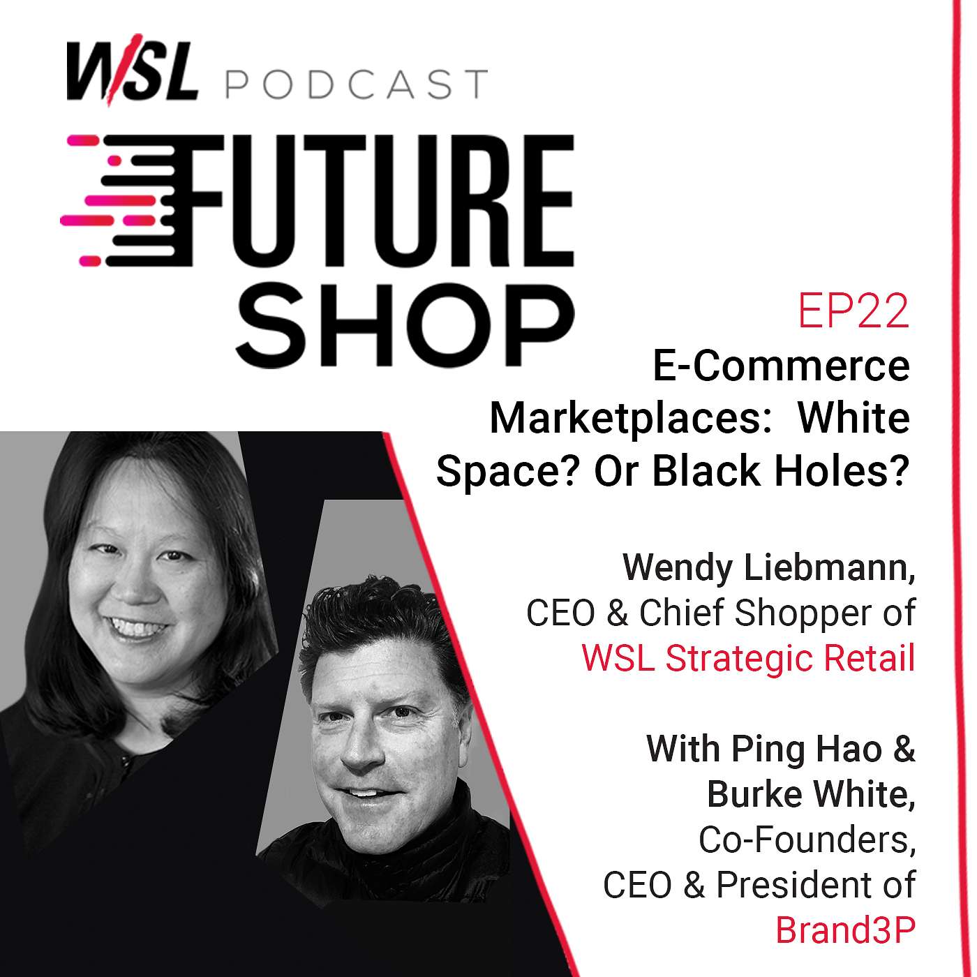 EP22: E-Commerce Marketplaces: White Space? Or Black Holes? with Ping Hao & Burke White from Brand3P