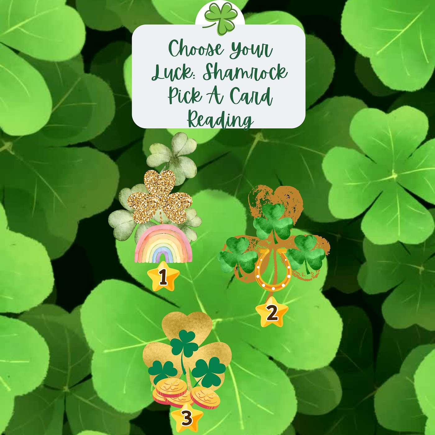 Choose Your Luck: Pick A Shamrock Reading Shamrocks and Gold Coins#3 episode artwork