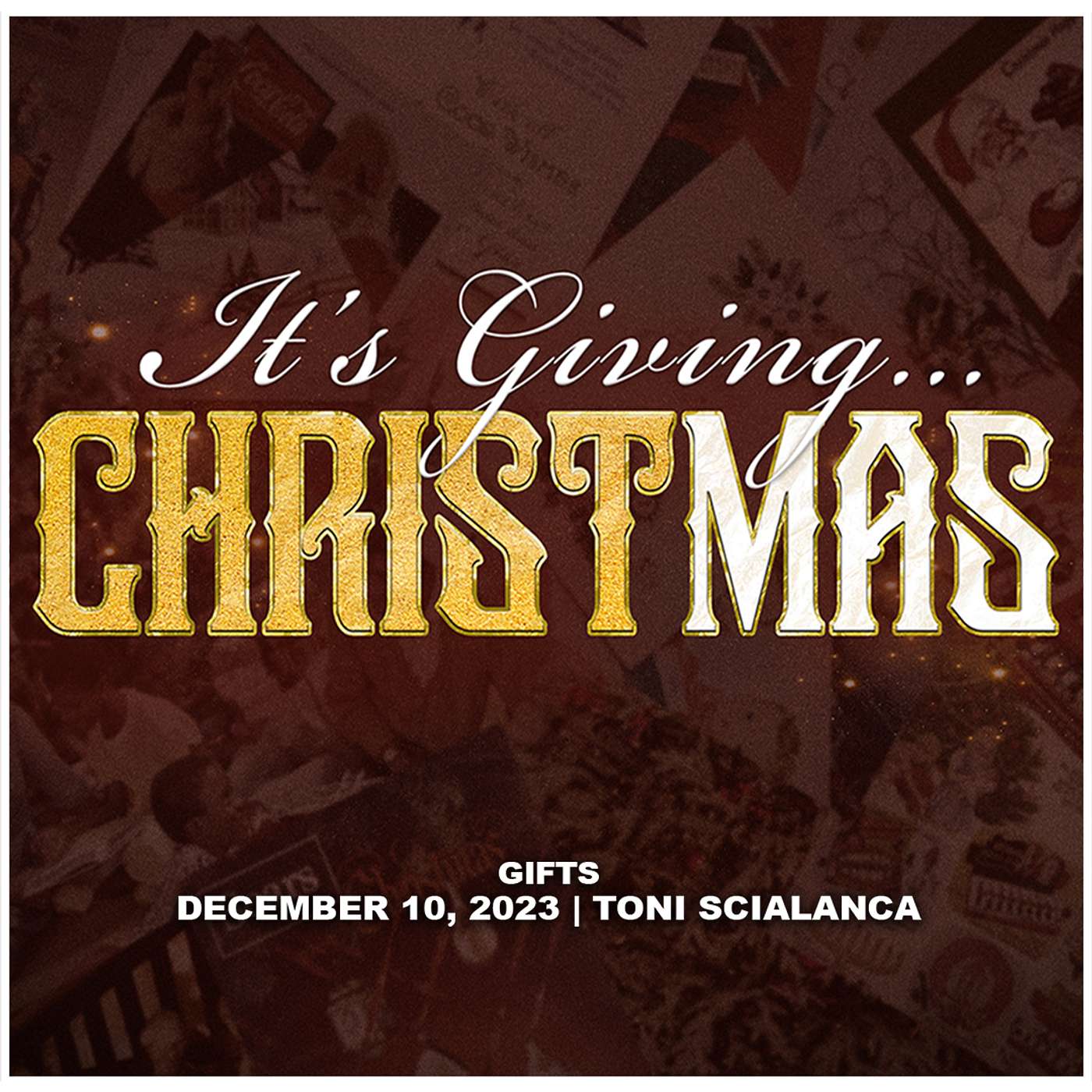 December 10, 2023 - Gifts - It’s Giving CHRISTmas episode artwork