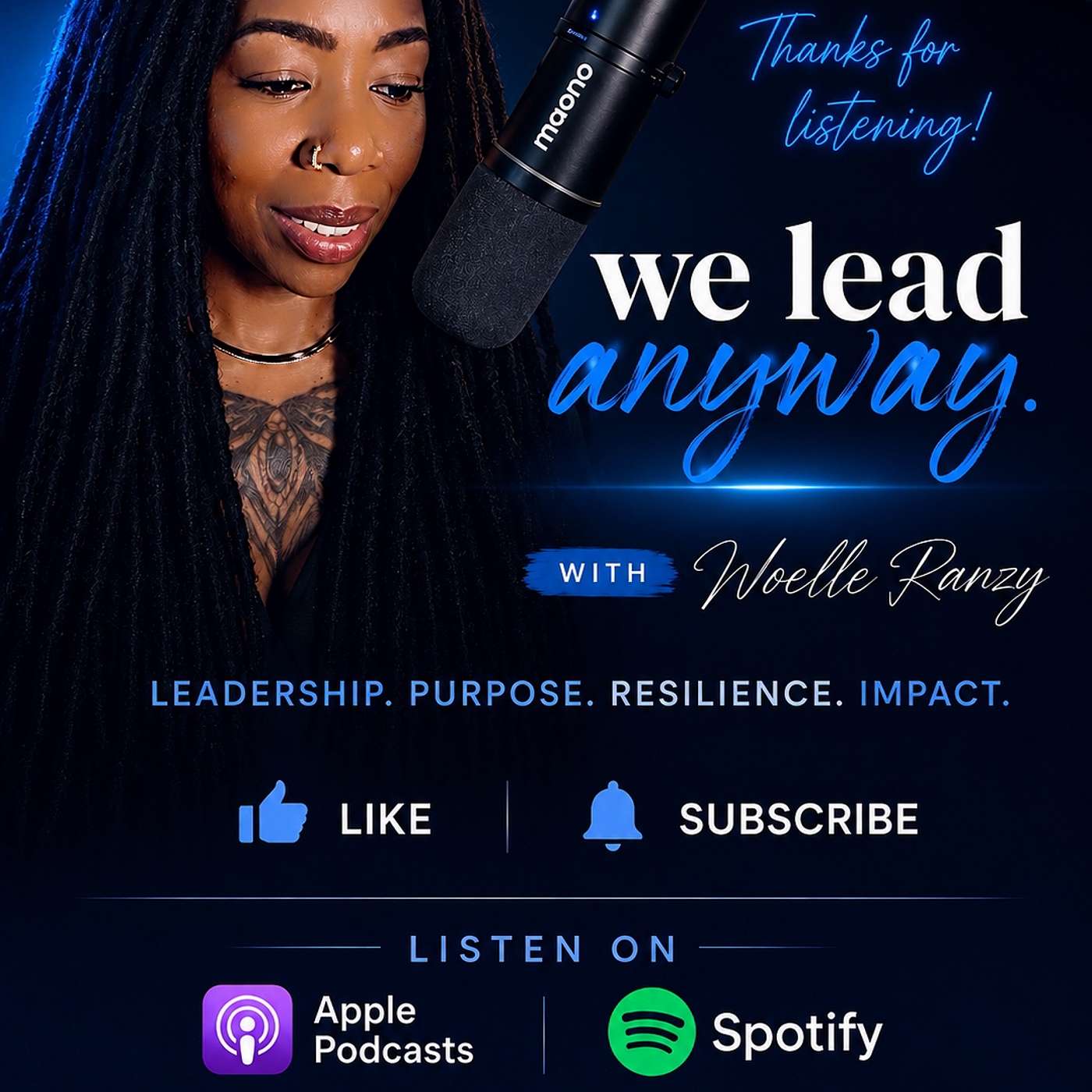 We Lead Anyway! podcast artwork