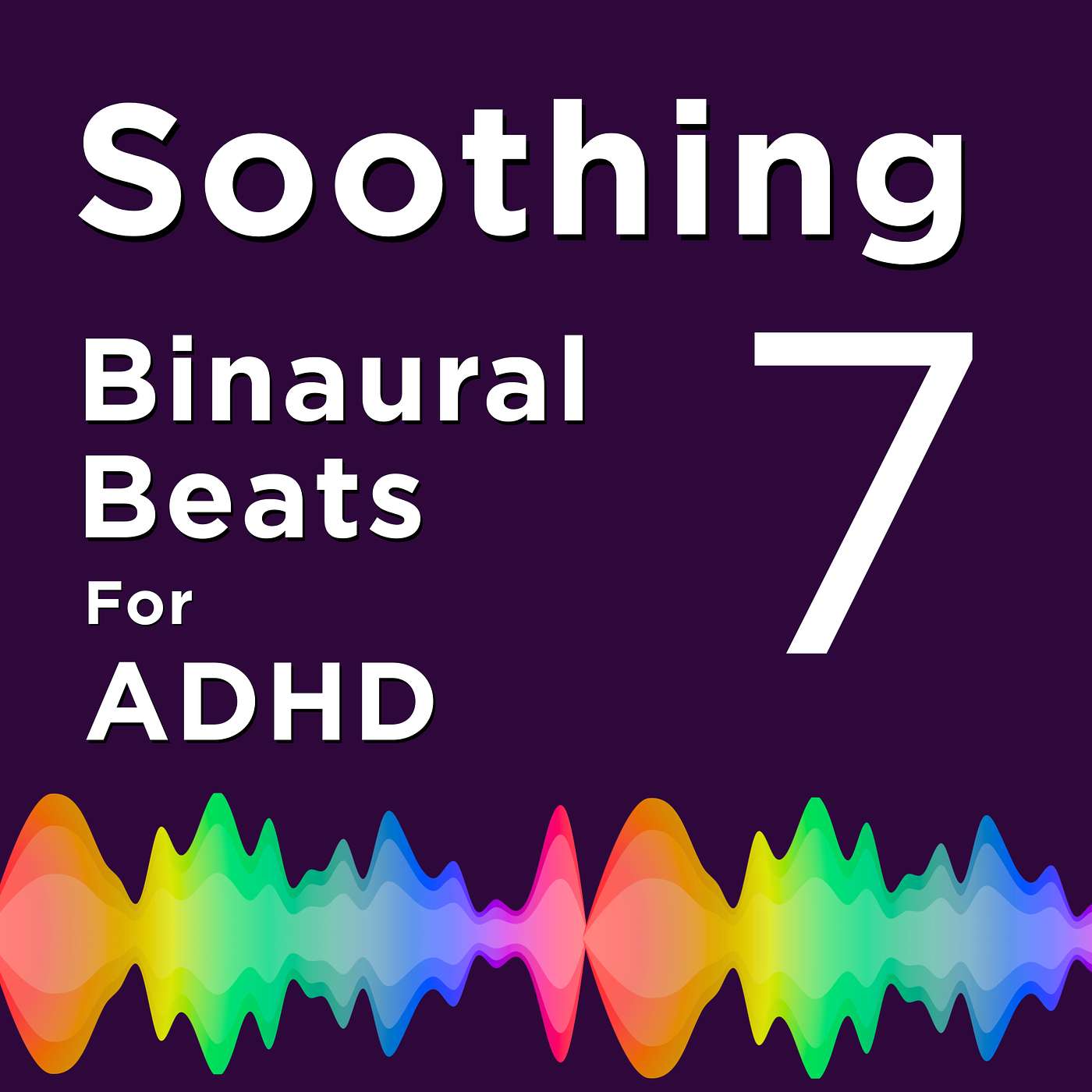 BINAURAL BEATS No.7 - Instant Calm - ADHD Focus Music with Atmospheric Flute LOOP