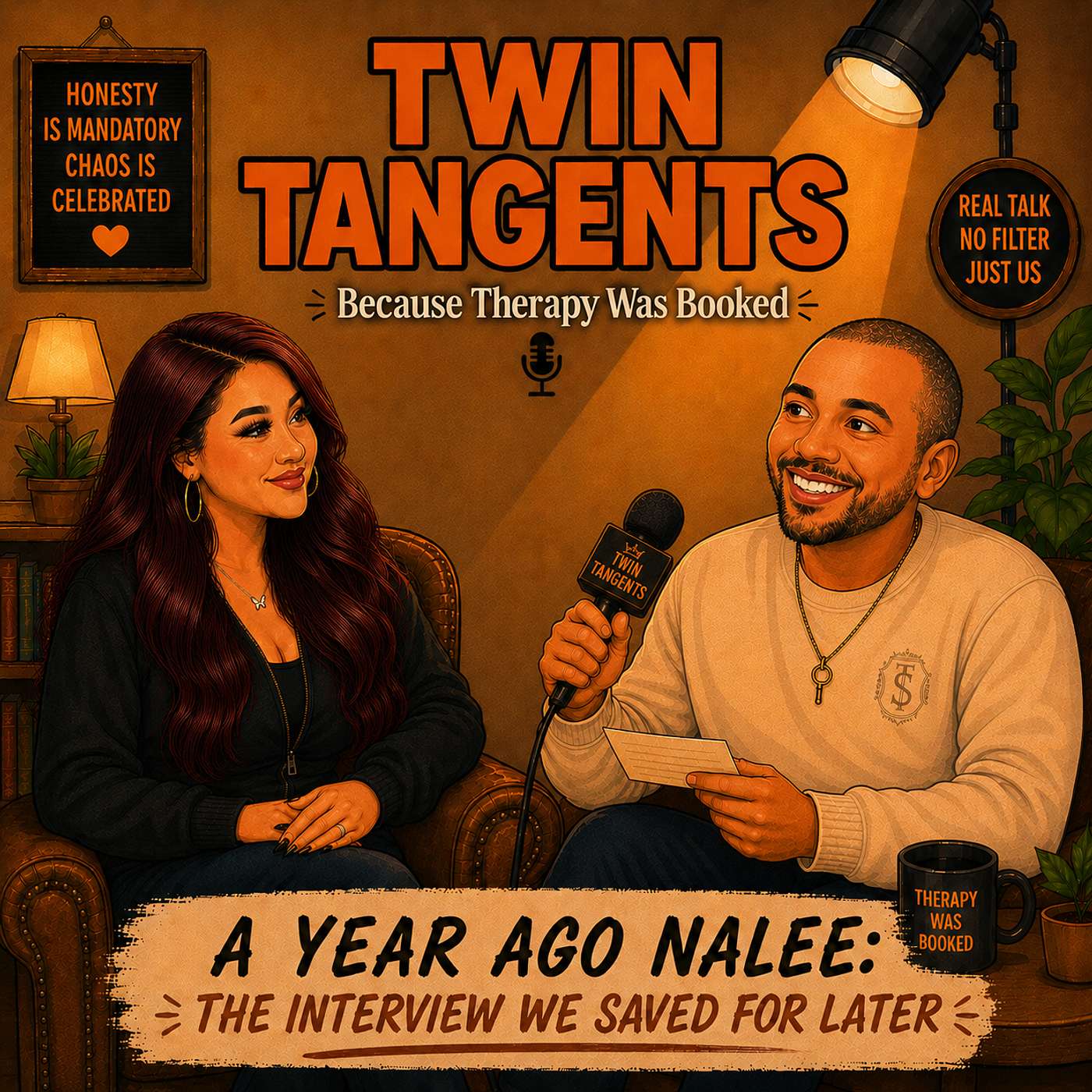 Twin Tangents Because Therapy Was Booked