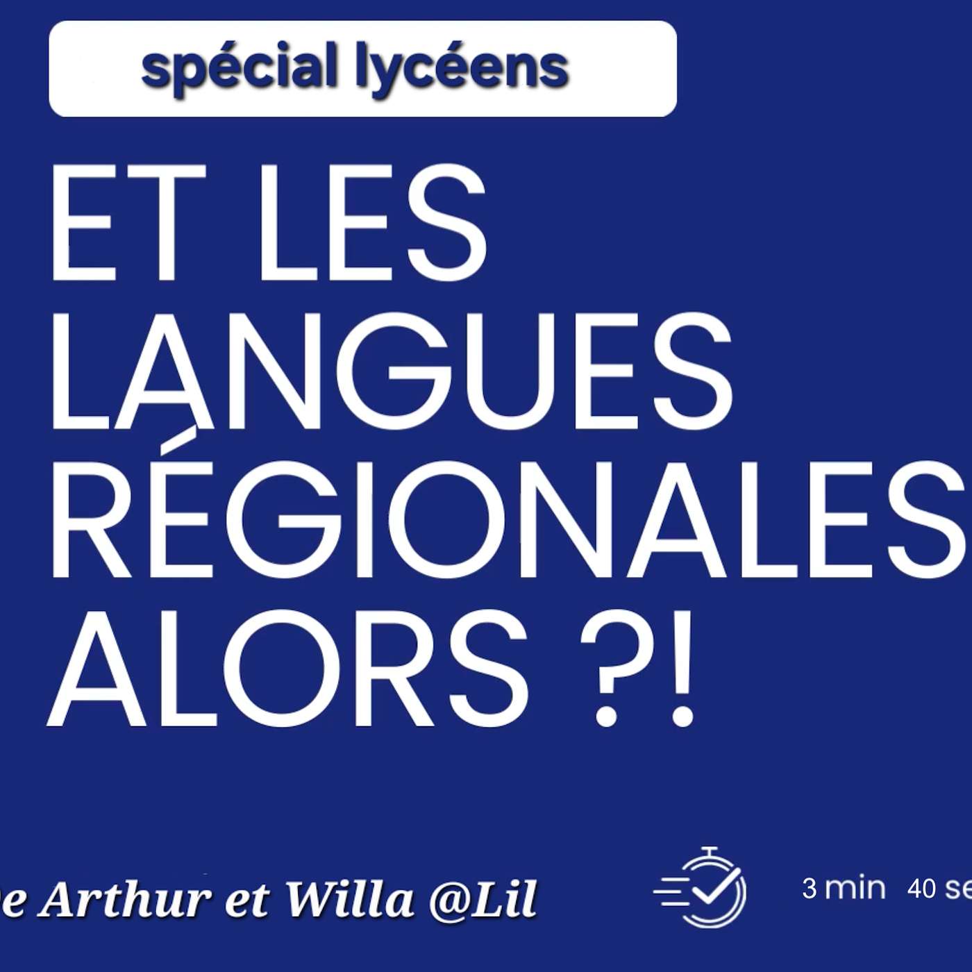 Les langues régionales cover art