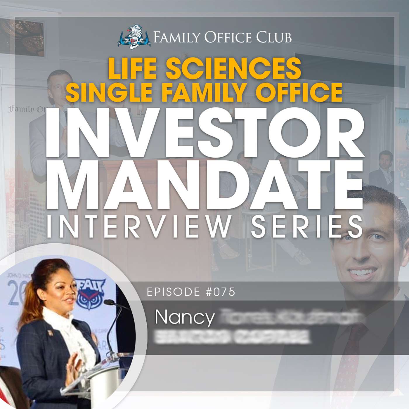 Life Sciences Single Family Office Private Investor Mandate Interview