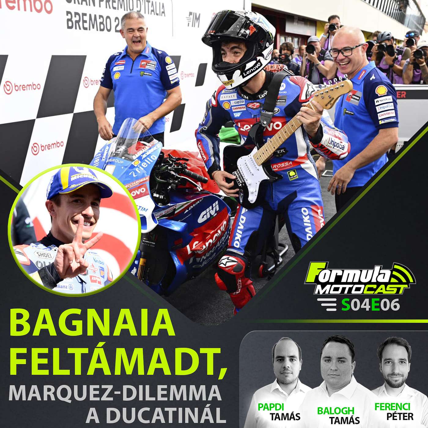 Formula Motocast - S04EP06 – Bagnaia feltámadt, Marquez-dilemma a Ducatinál