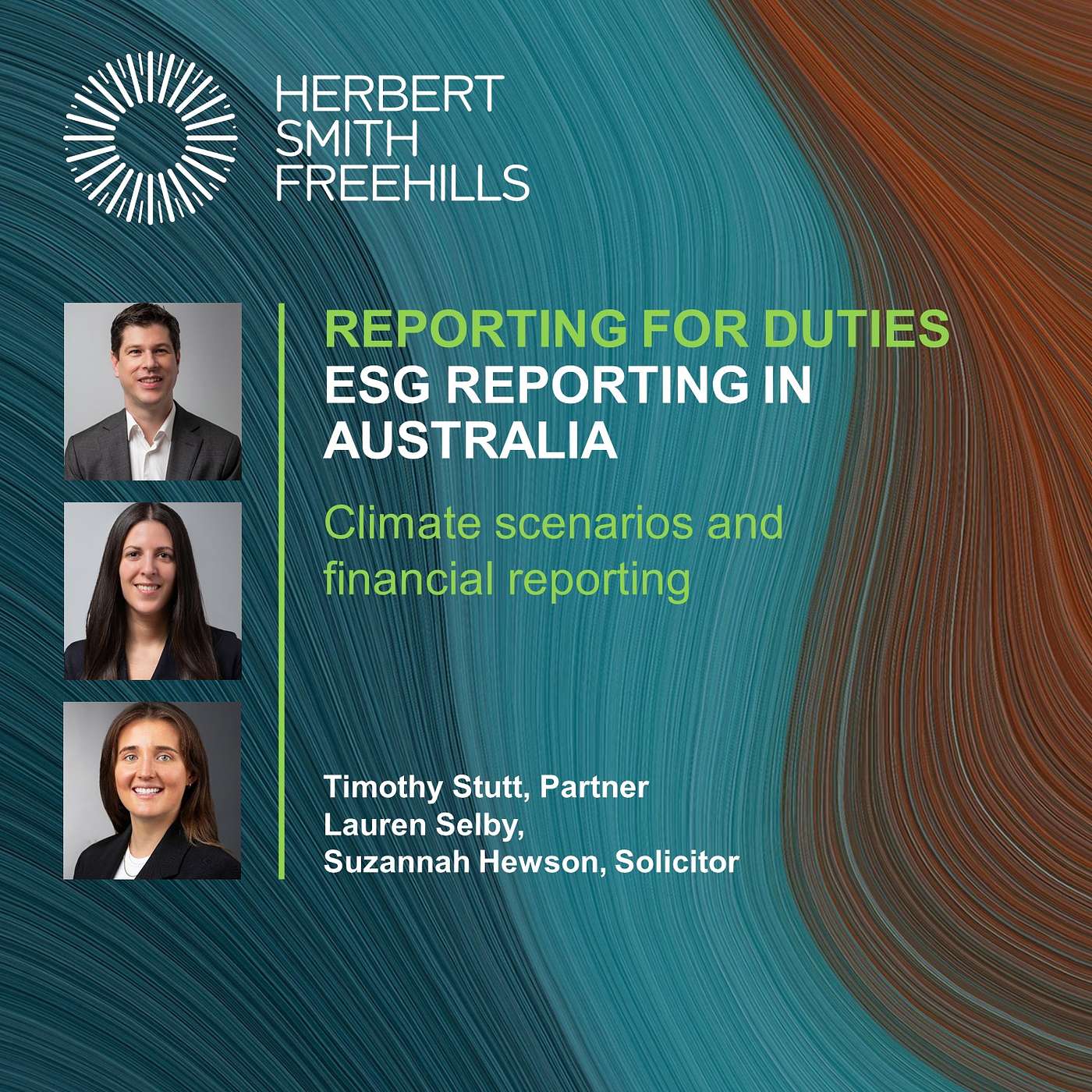 Reporting For Duties: ESG Reporting in Australia - Climate scenarios and financial reporting