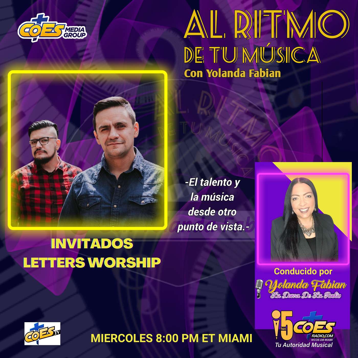 Letters Worship en Al Ritmo de tu Música con Yolanda Fabian episode artwork