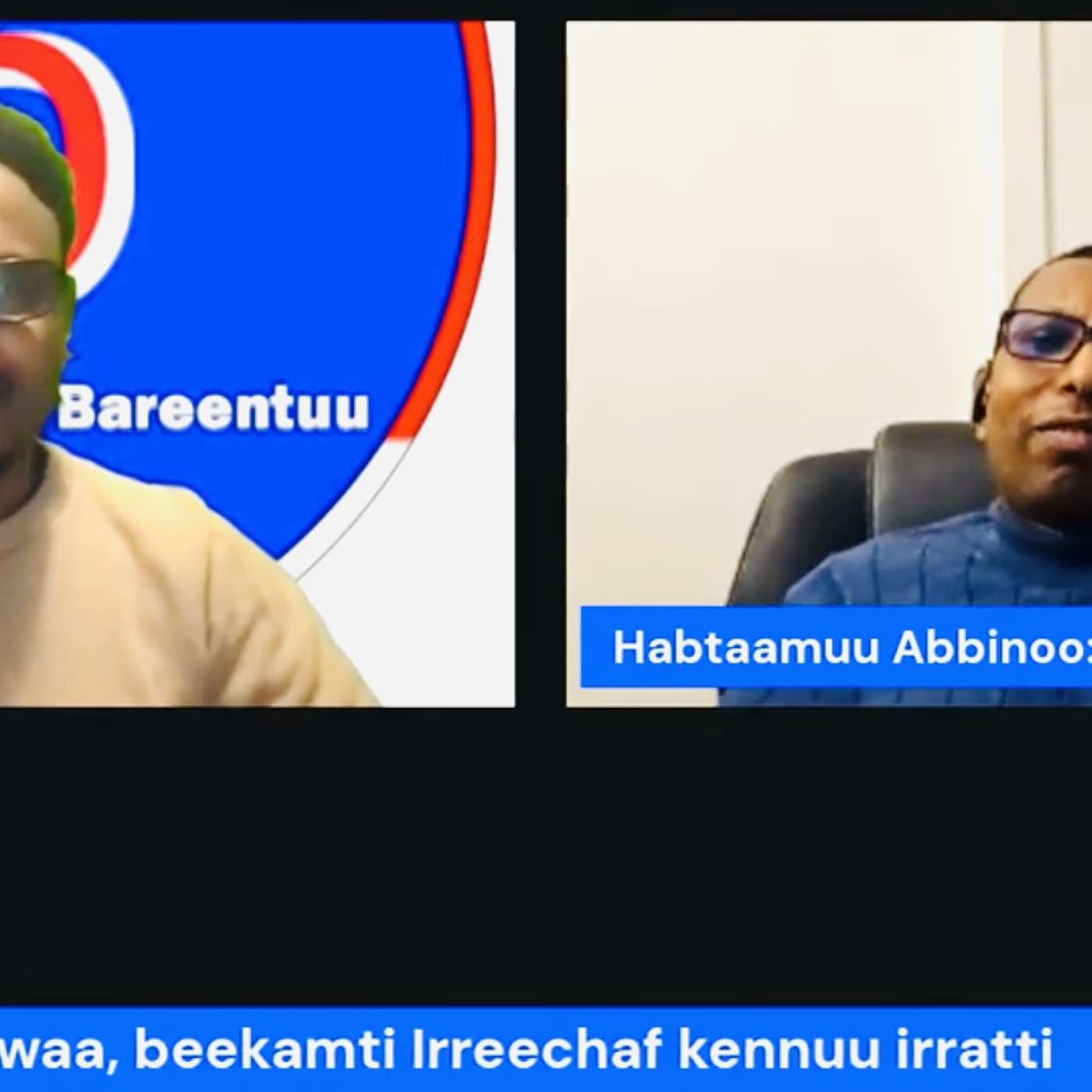 Magaalan Ottaawaa, Ayyaana Irreechaa ayyaana waggaa magaalattii gochuun beekkamtii kennite. Dhimma kana irratti obbo Habtaamuu Niinni Abbinoo waliin turtii goone caqasaa episode artwork