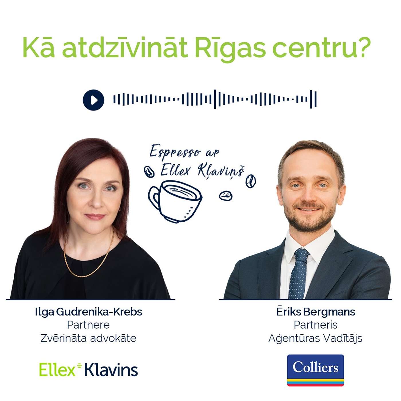 Espresso ar Ellex Klavins