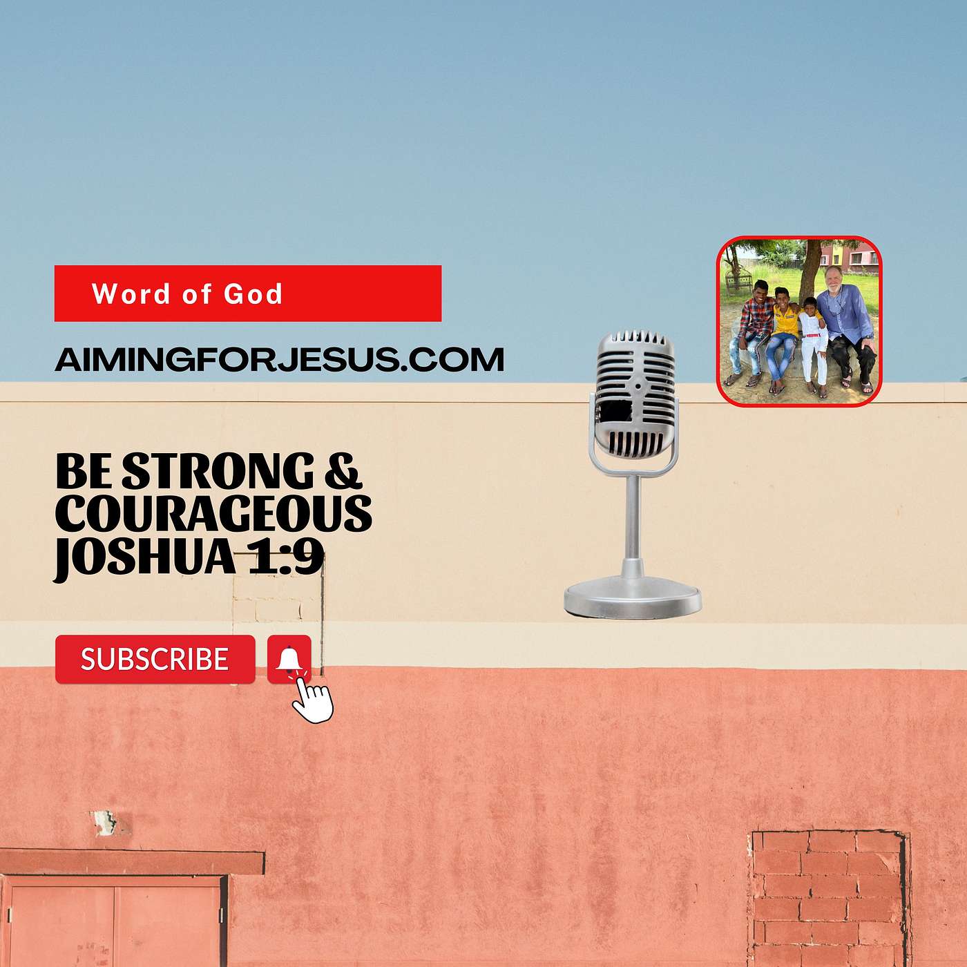 Be Strong And Courageous (Joshua 1:9) #strong #courage #Joshua #Bible #Lord #with #you #whereveryougo #God #aimingforjesus