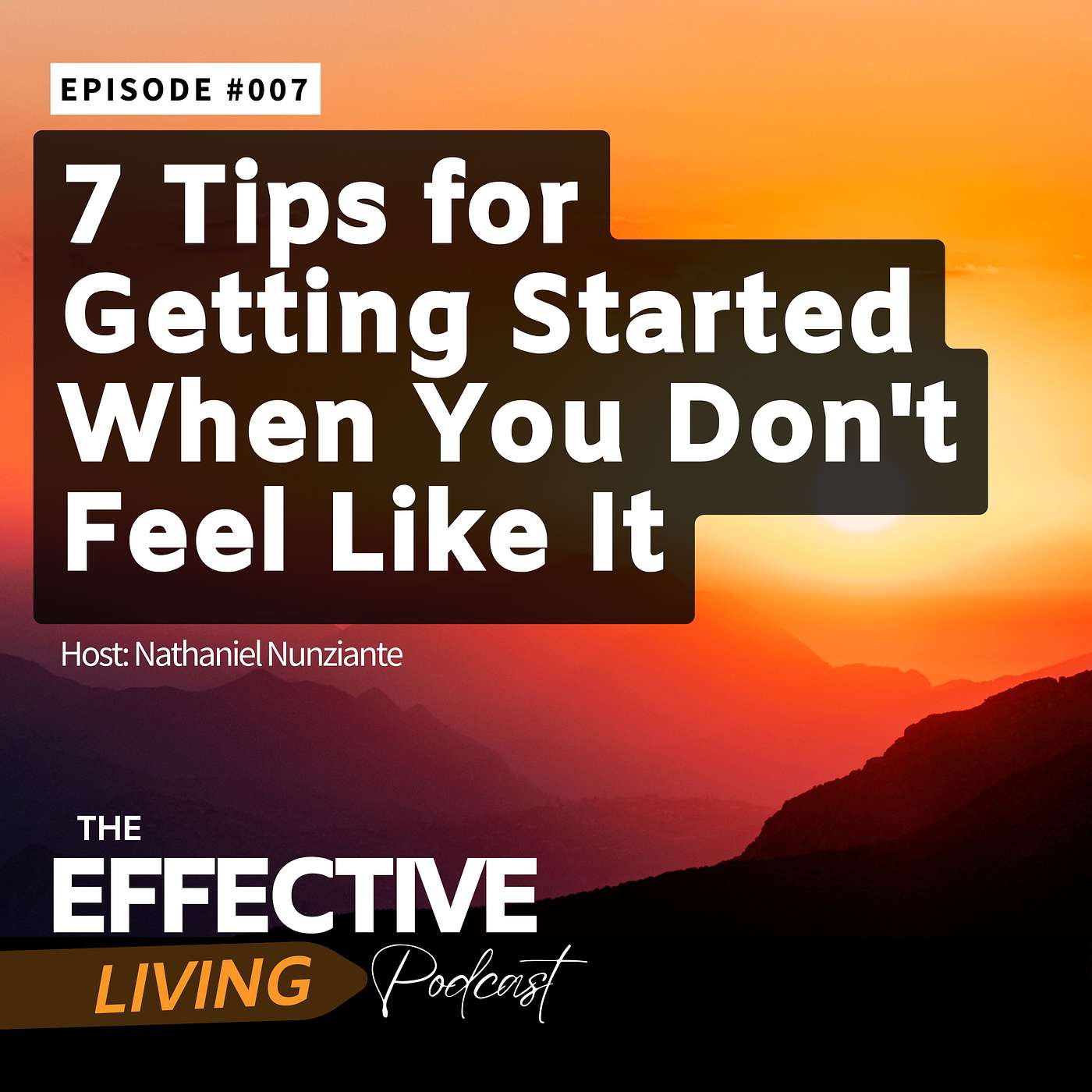 7 Tips for Getting Started When You Don't Feel Like It