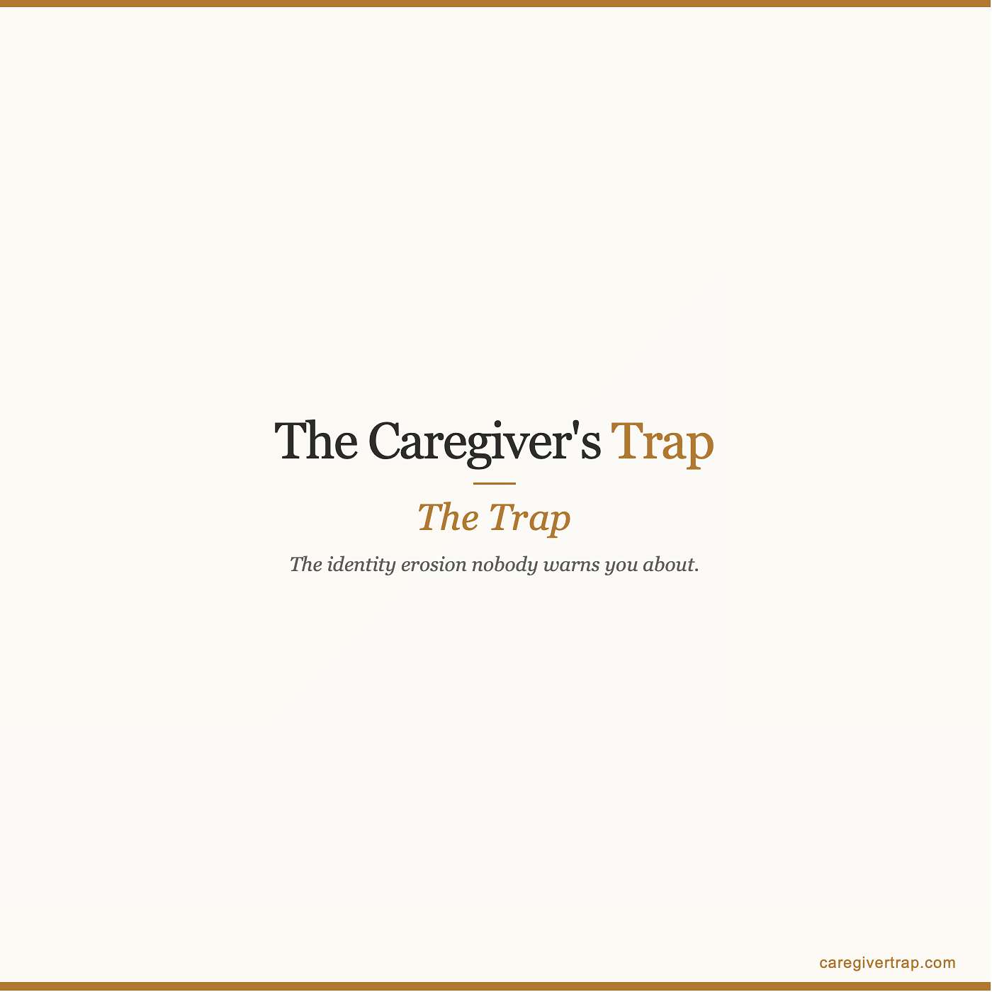 The Caregiver's Trap: A Roadmap for Preservation and Connection episode artwork