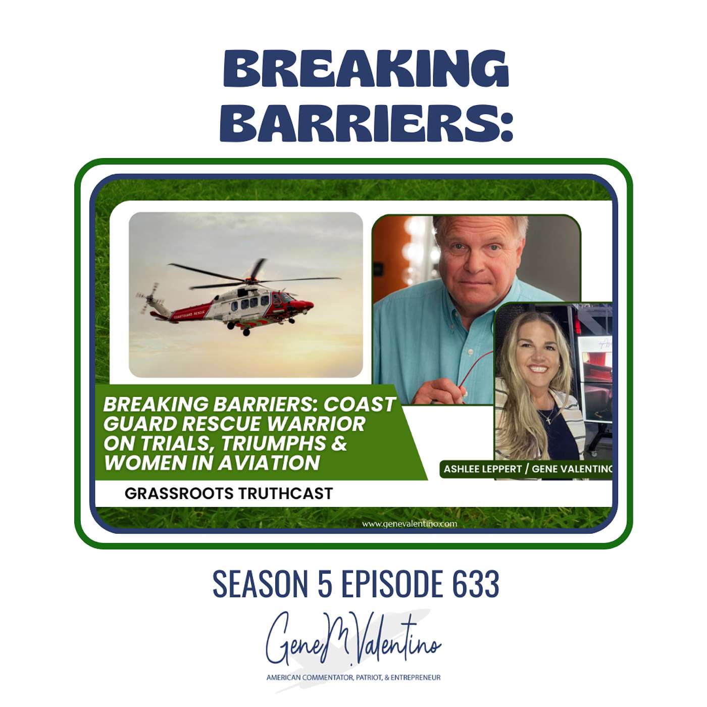 Breaking Barriers: Coast Guard Rescue Warrior on Trials, Triumphs & Women in Aviation episode artwork