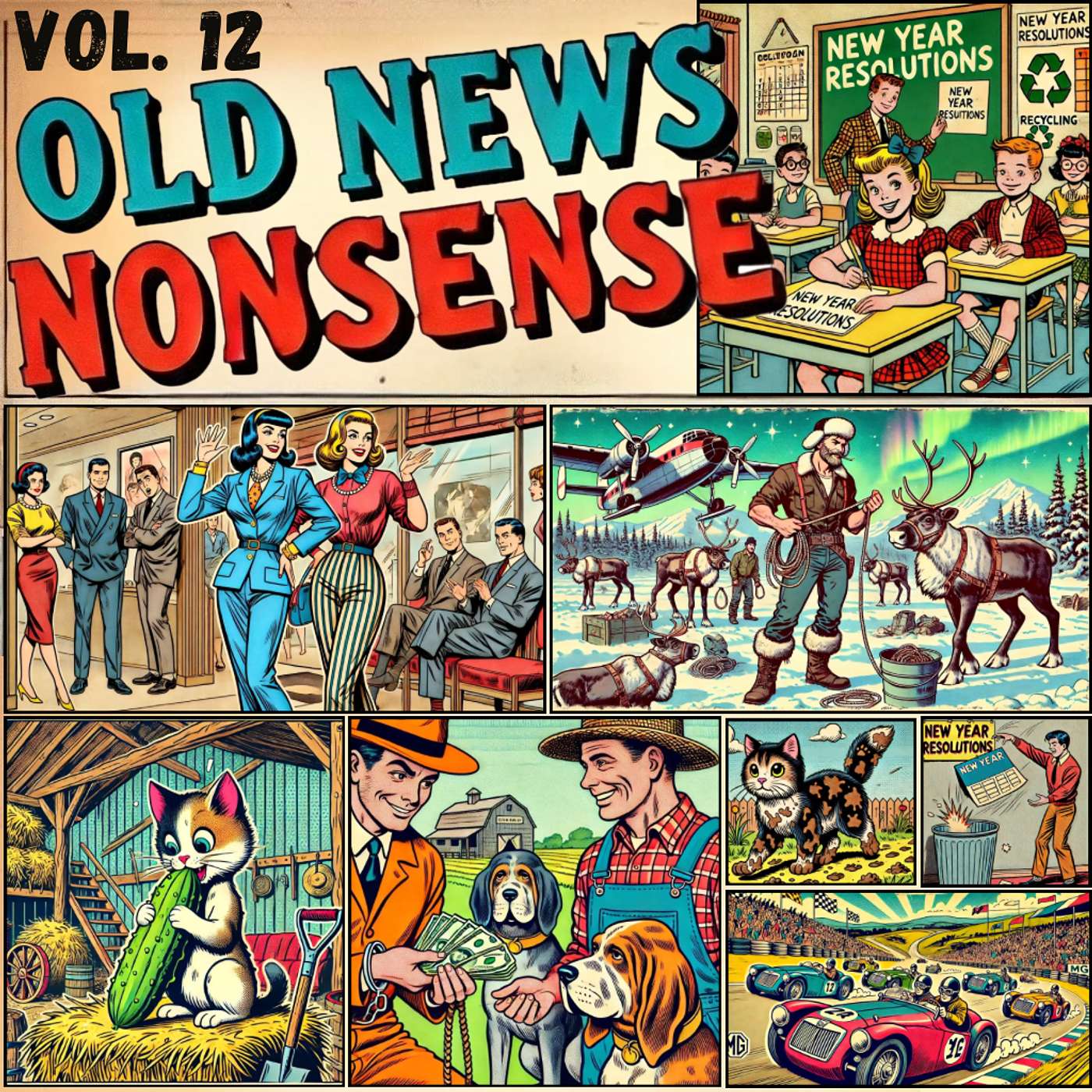 Old News Nonsense Vol. 12 – Cats, Crimes, and Cucumber Chaos episode artwork