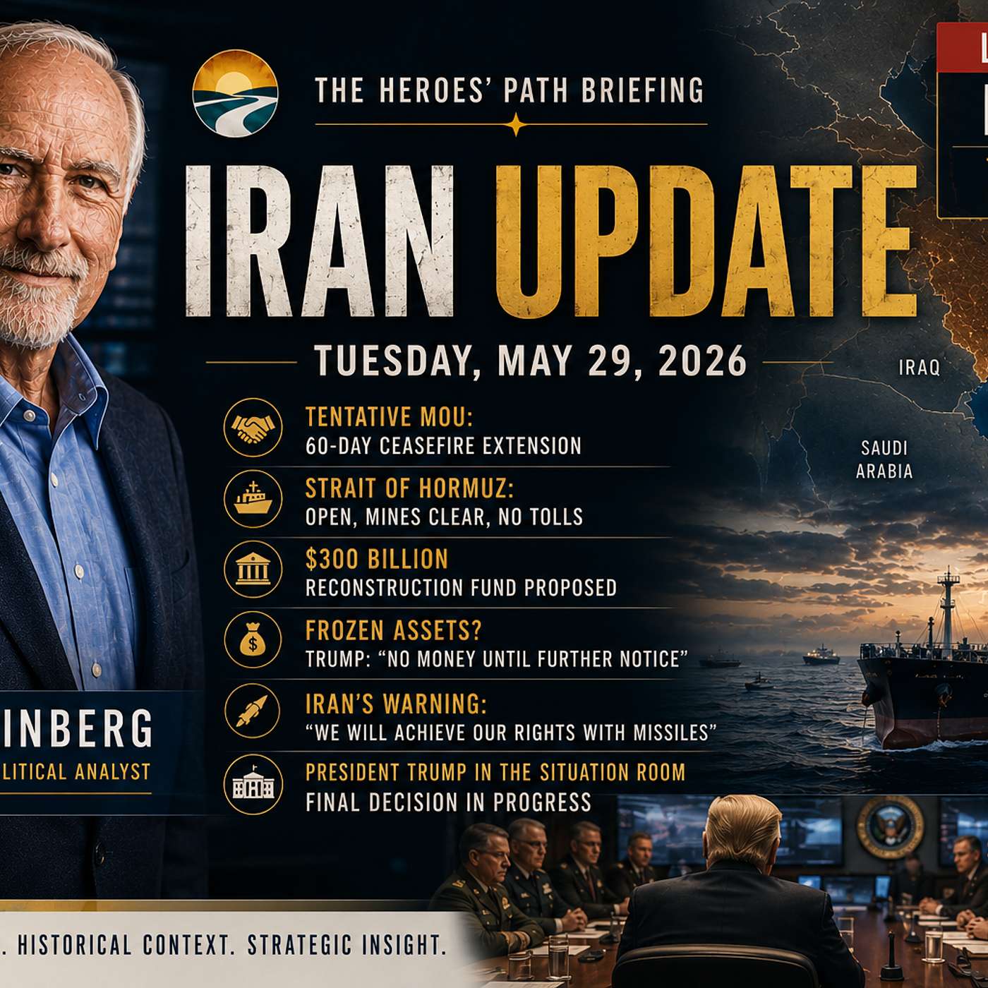 Heroes' Path Brief: Iran Update (May 29, 2026) episode artwork