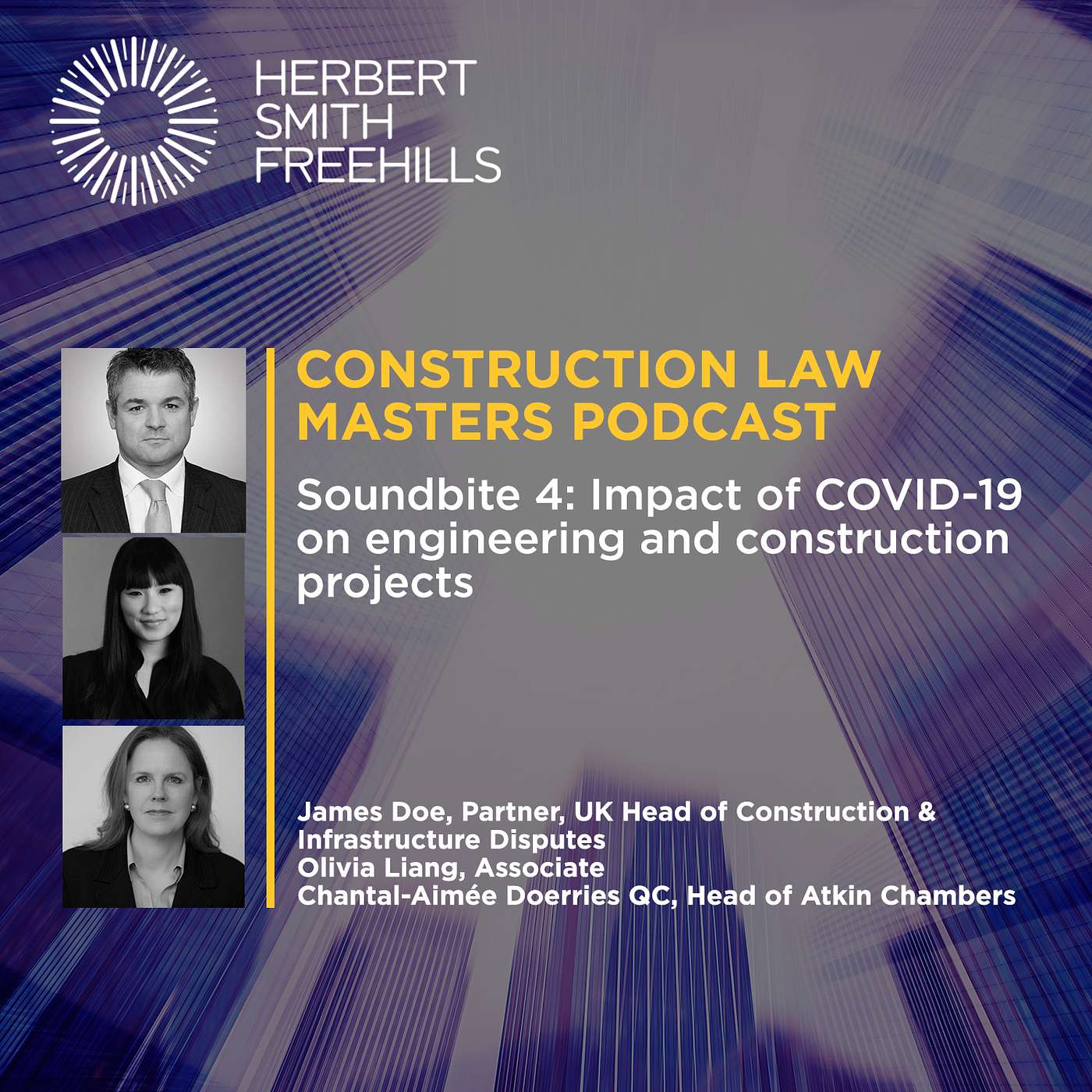 Construction Law Masters: Ep4 Soundbite 4: Impact of COVID-19 on engineering & construction projects episode artwork