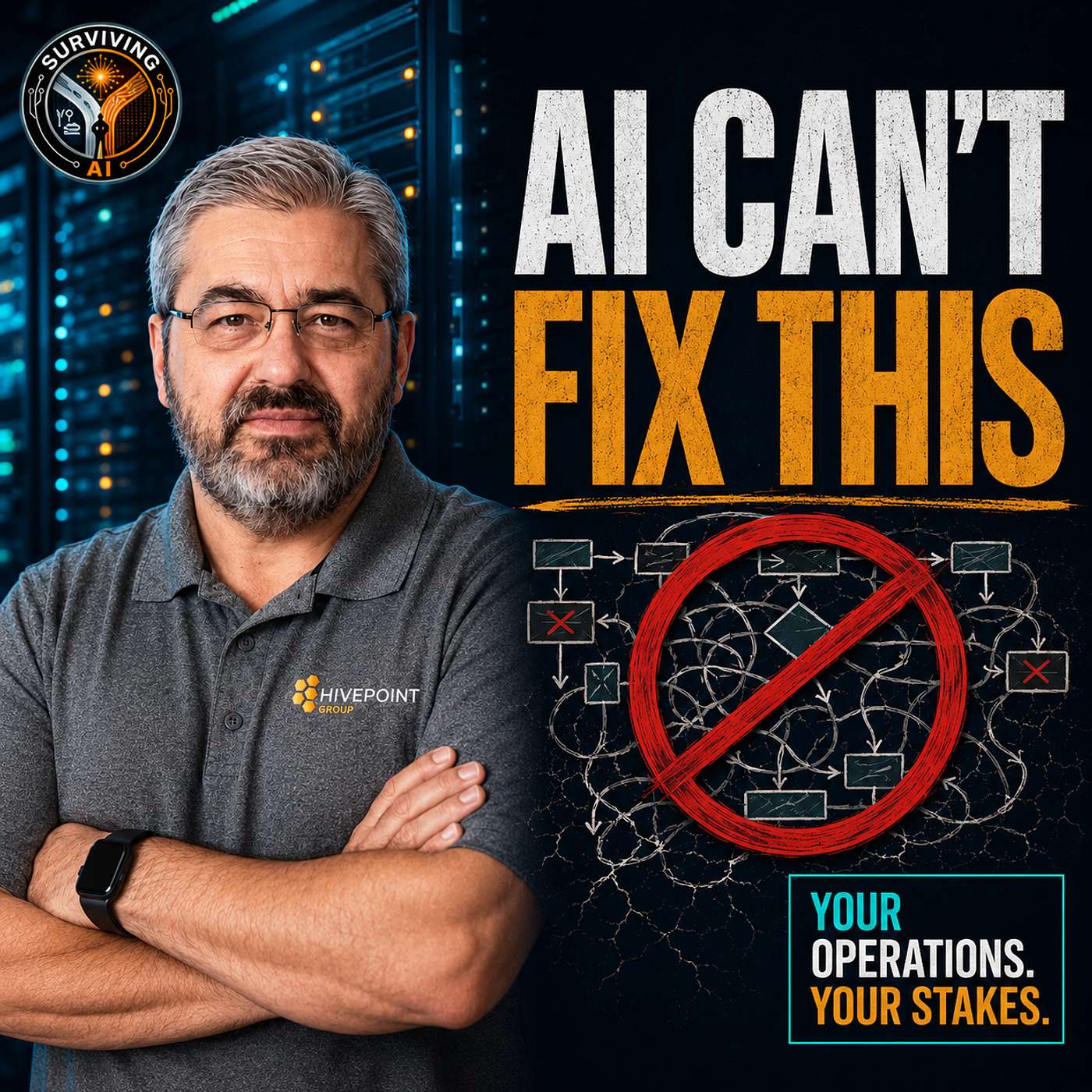 The Most Dangerous AI Misconception, according to a 40-Year IT Veteran, CEO Joe Turso of Hivepoint episode artwork