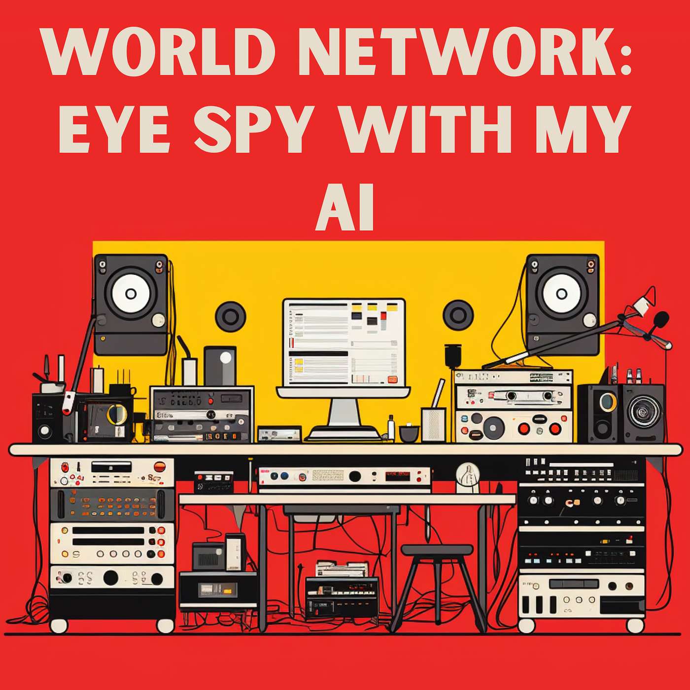 Mid Mic Crisis: Funny-ish Tech Podcast - World Network: Eye Spy with My AI