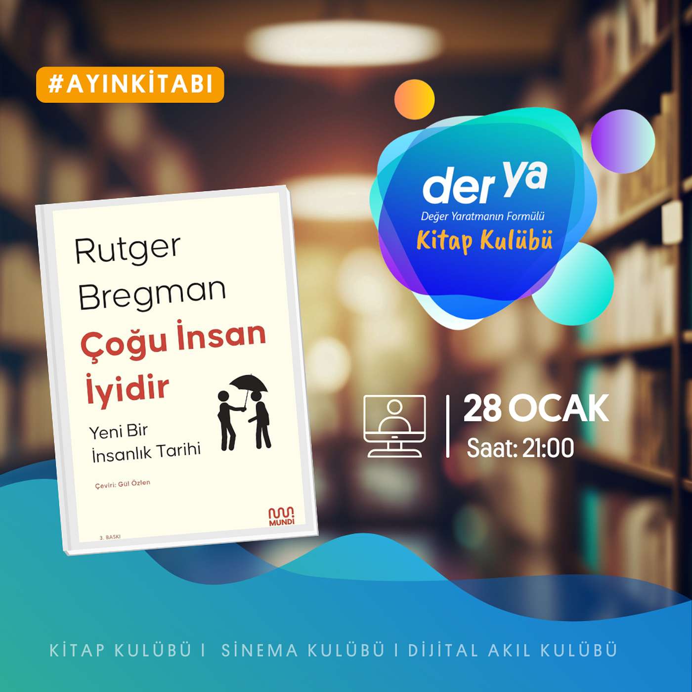 der ya Kitap Kulübü ile Çoğu İnsan İyidir der ya Kitap Kulübü ile Çoğu İnsan İyidir