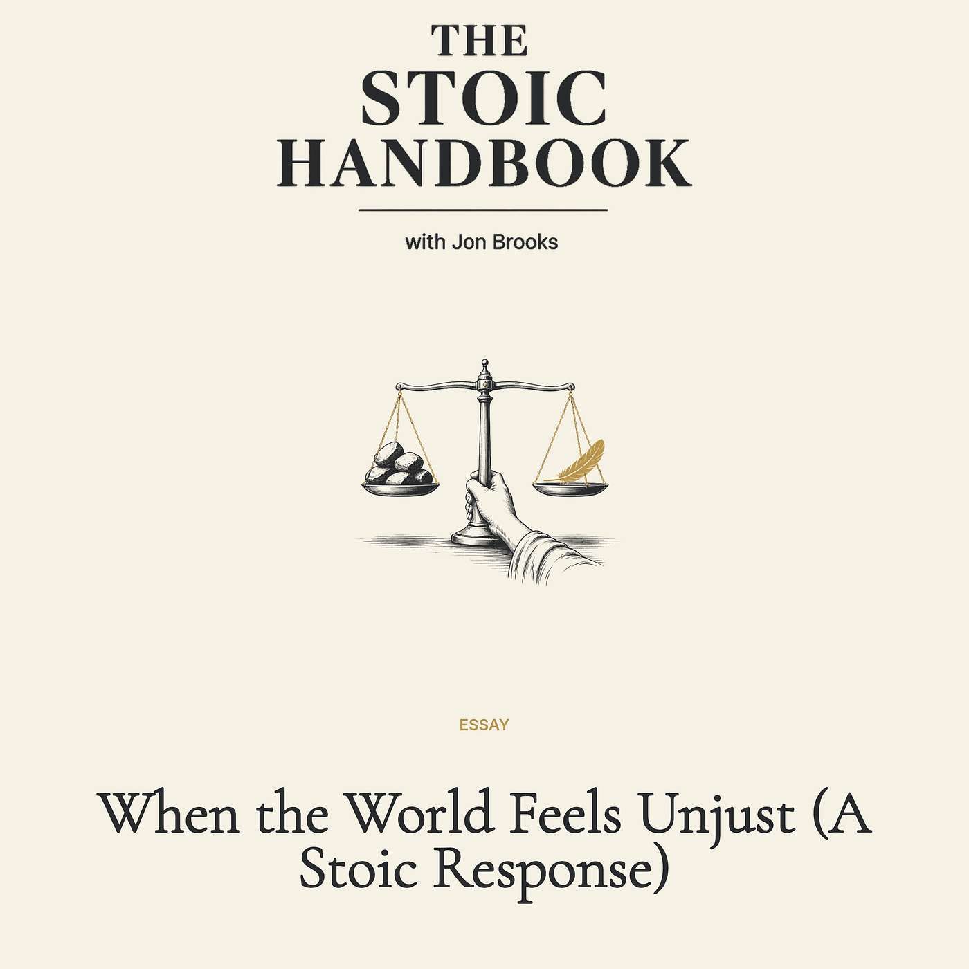 When the World Feels Unjust (A Stoic Response) episode artwork